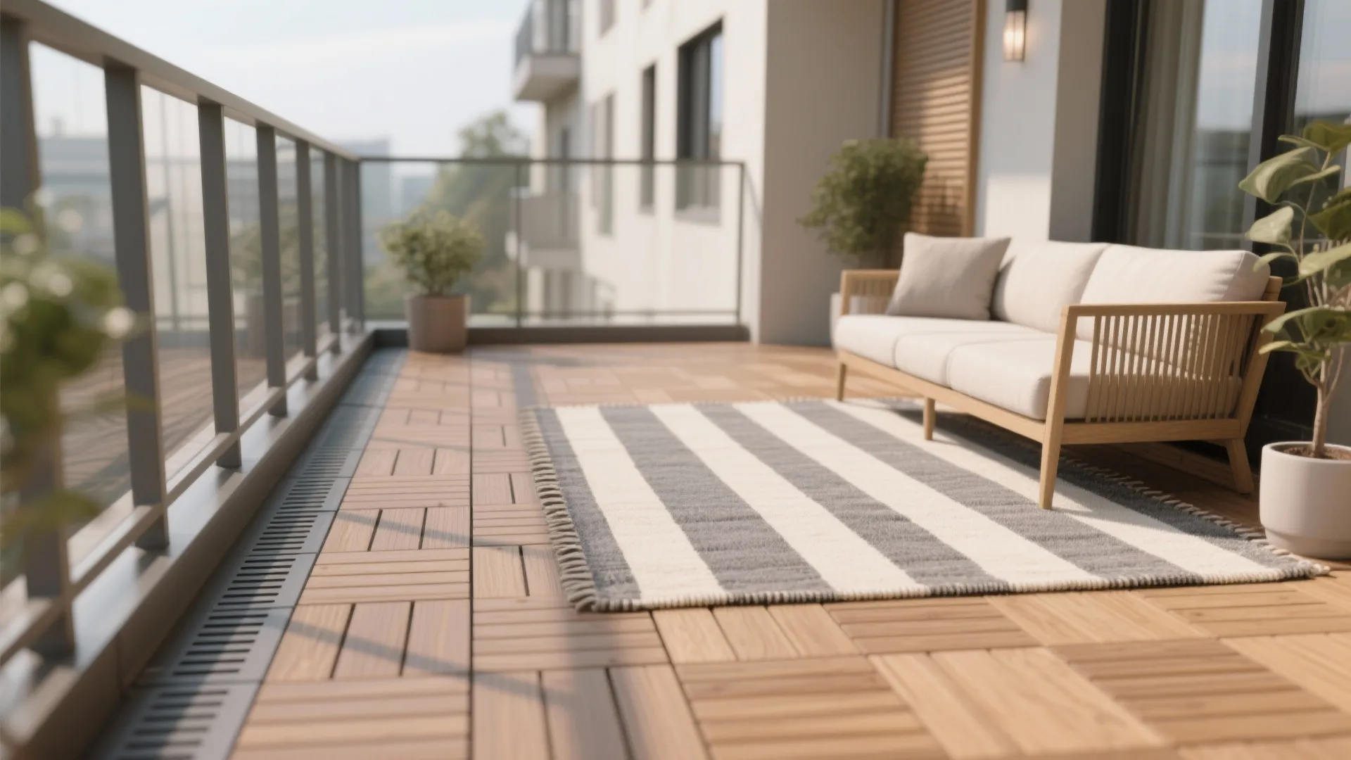 Weather-smart flooring and textiles that feel like home