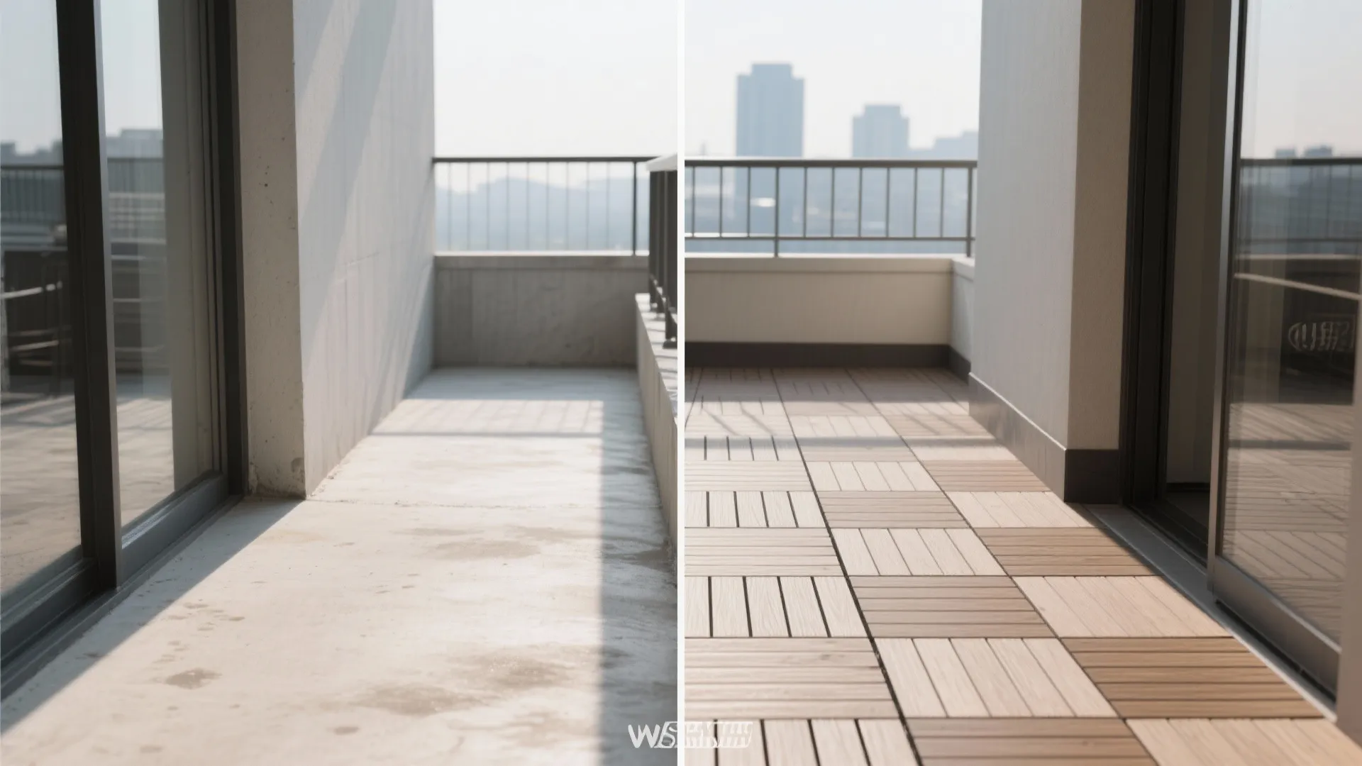 Minimalist weatherproof flooring