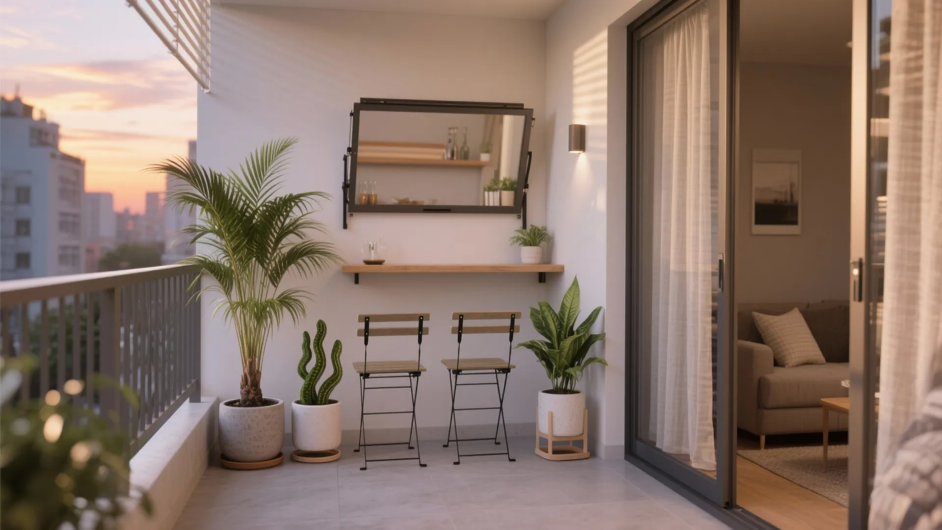 Balcony Garden and Indoor–Outdoor Flow