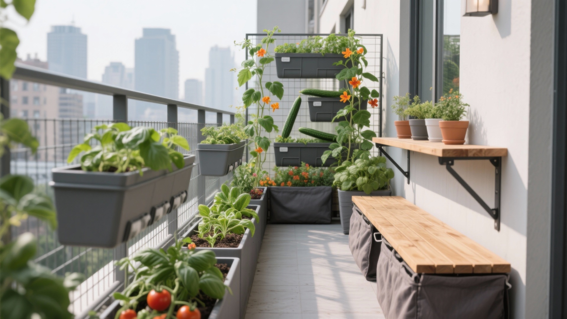 Maximize Your Space: 25 Small Balcony Vegetable Garden Ideas