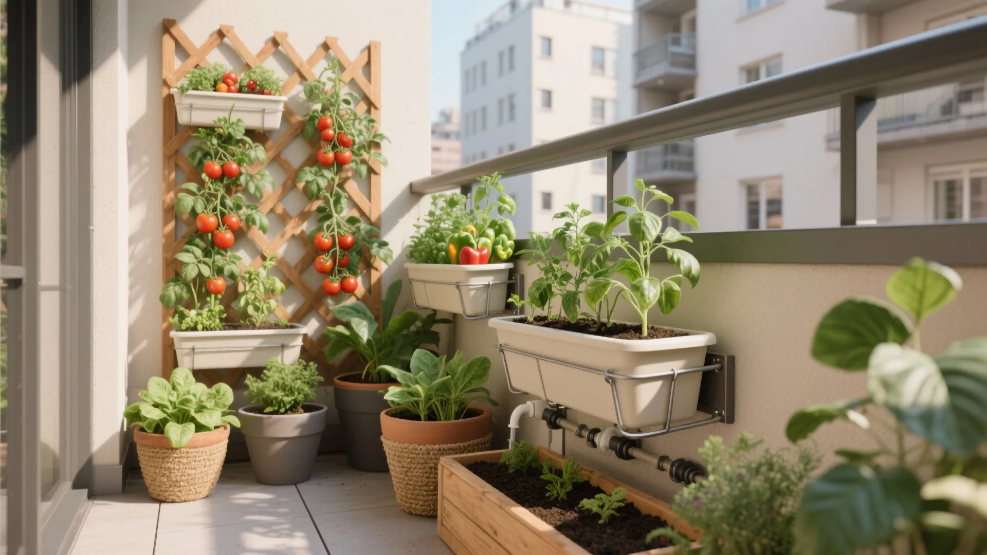 5 Apartment Balcony Vegetable Garden Ideas