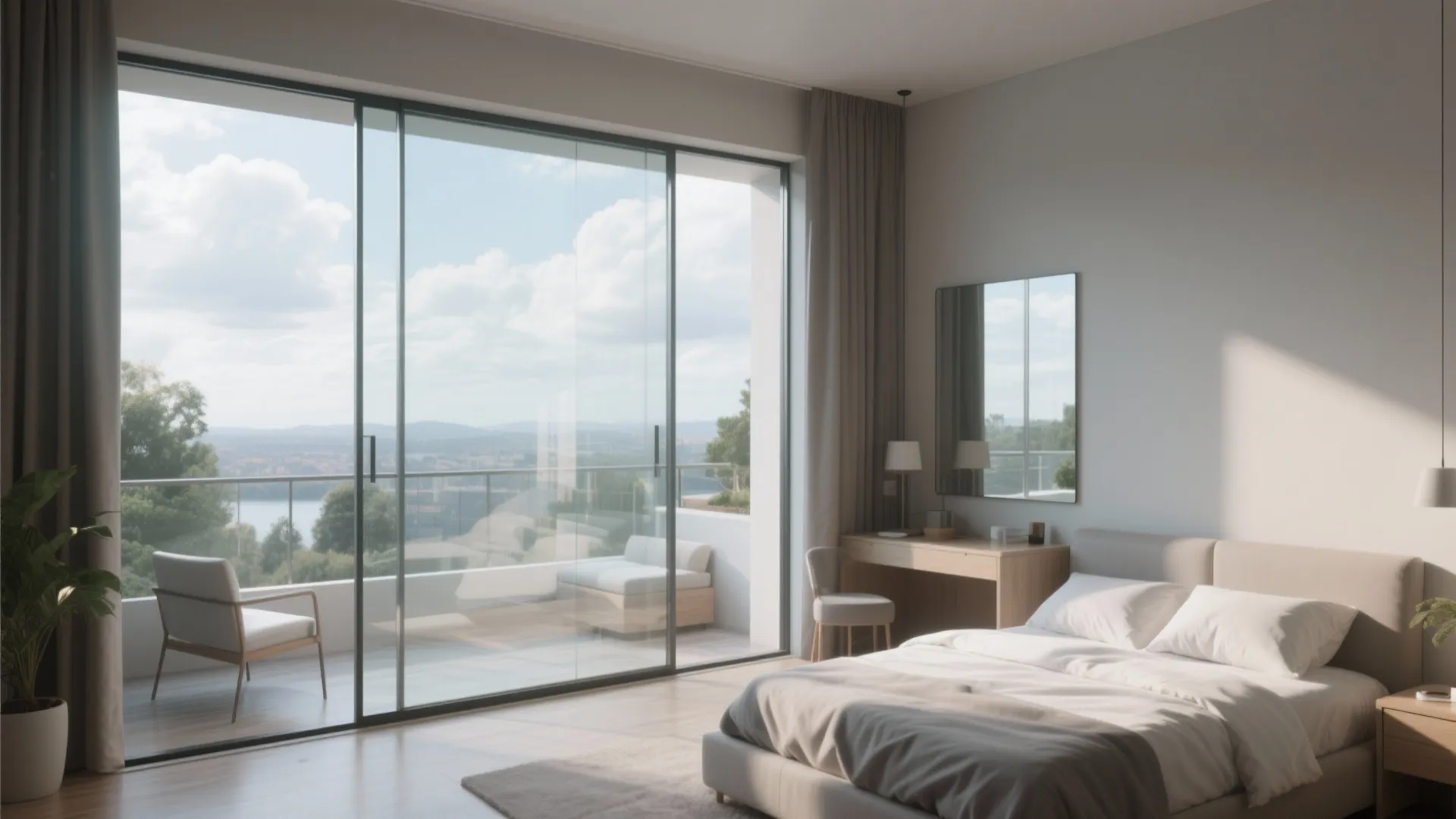 Glass Screen for All-Weather Use