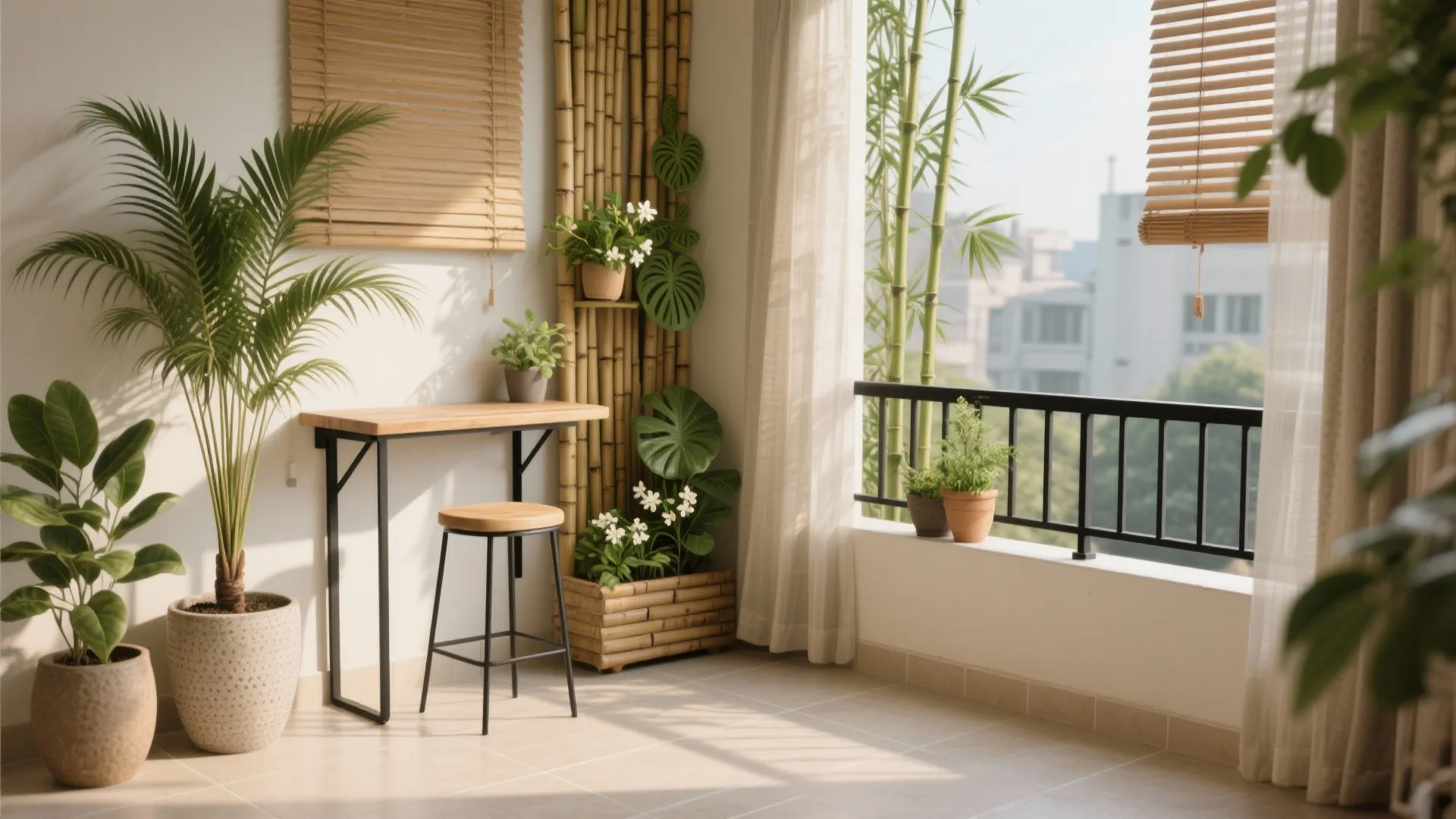 Balcony as green buffer: shade, privacy, and a cooler microclimate