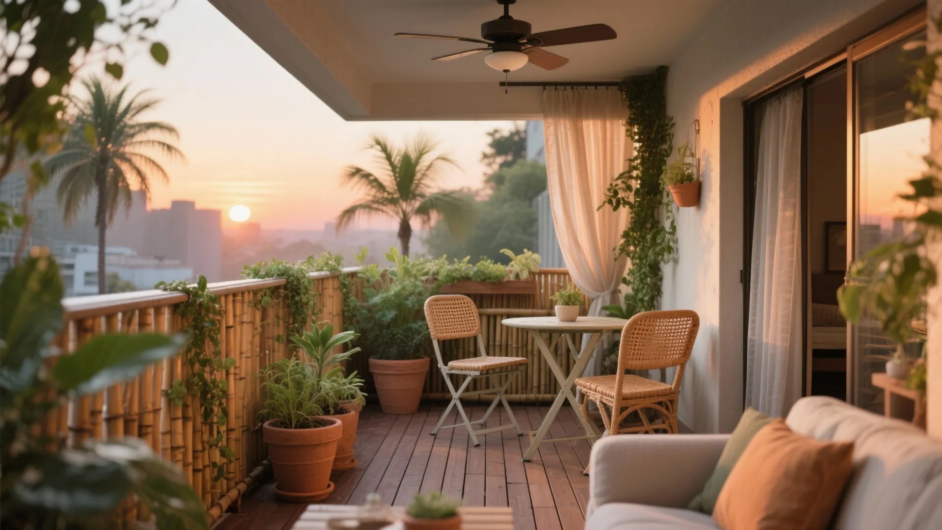 Balcony bliss and biophilic touches