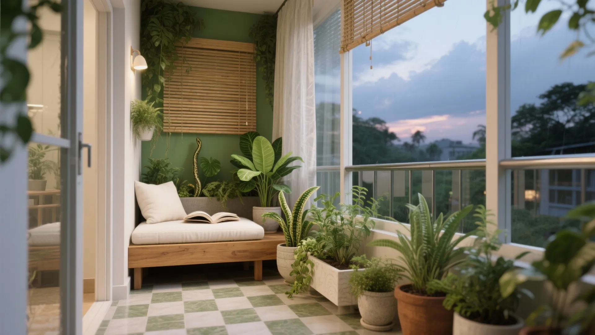 Balcony-to-Green Nook Conversion