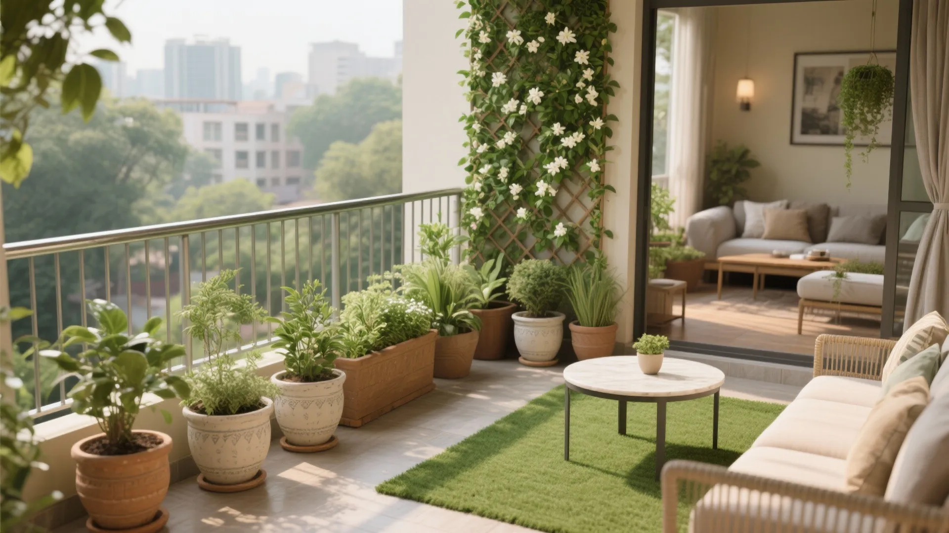 Balcony greenery as your microclimate buffer