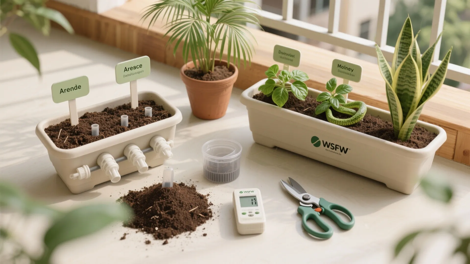 Green balconies: native plants and easy irrigation