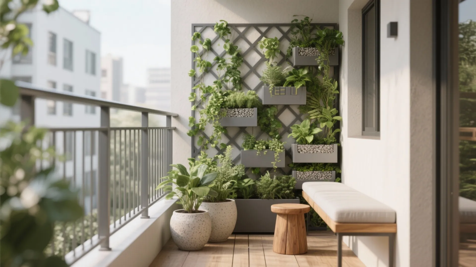 Greenery and Vertical Garden Privacy