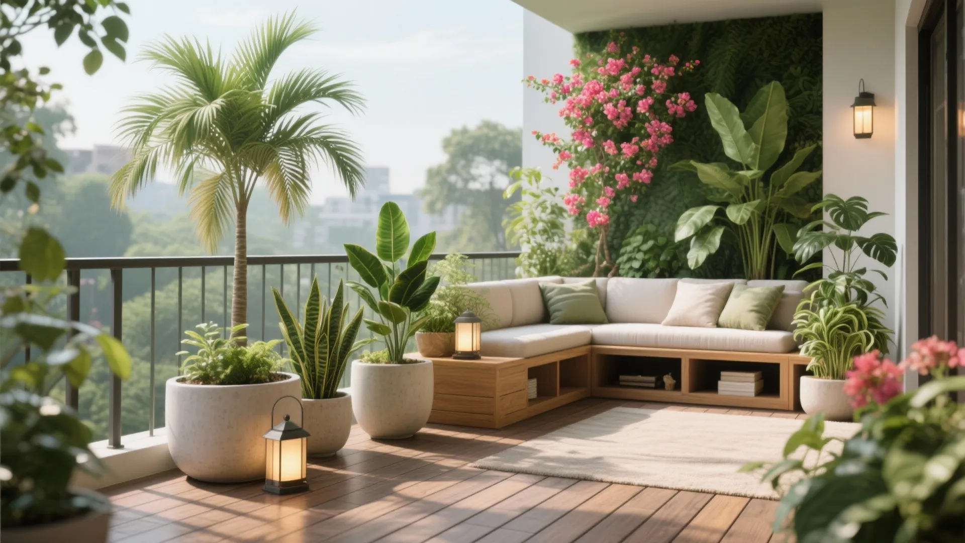 4) Biophilic balcony and indoor greenscaping that actually lasts