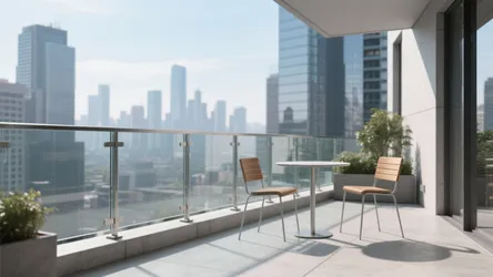 5 Ideas for Modern Glass Railing Design for Balcony