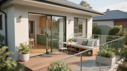 5 ideas for 1 floor with balcony house design