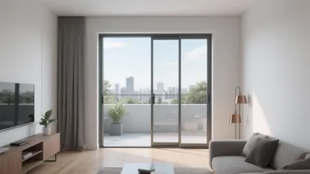 5 ideas for 7-foot balcony aluminium slider door design