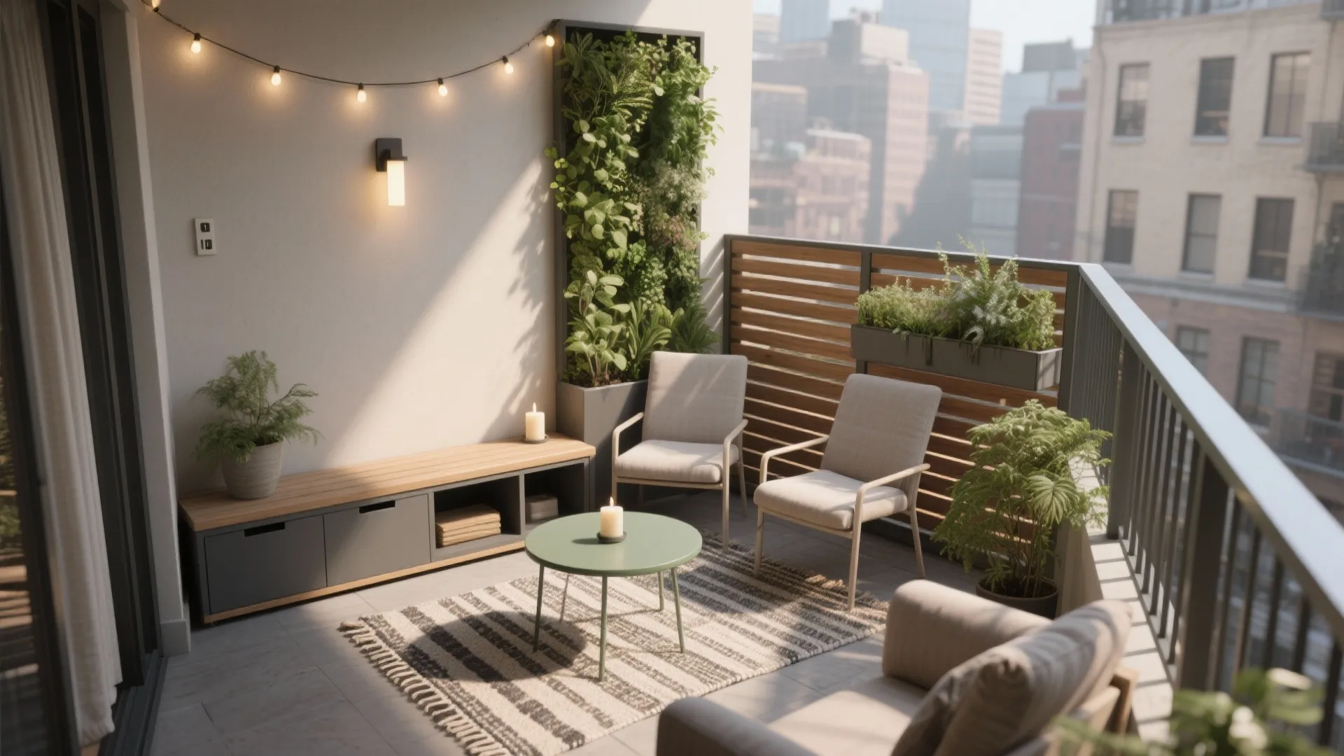 5 Apartment Balcony Decoration Ideas (With Images): A senior interior designer’s practical guide to elevating a small apartment balcony—smart storage, vertical greens, cozy textiles, layered lighting, and privacy that feels like a mini outdoor room.