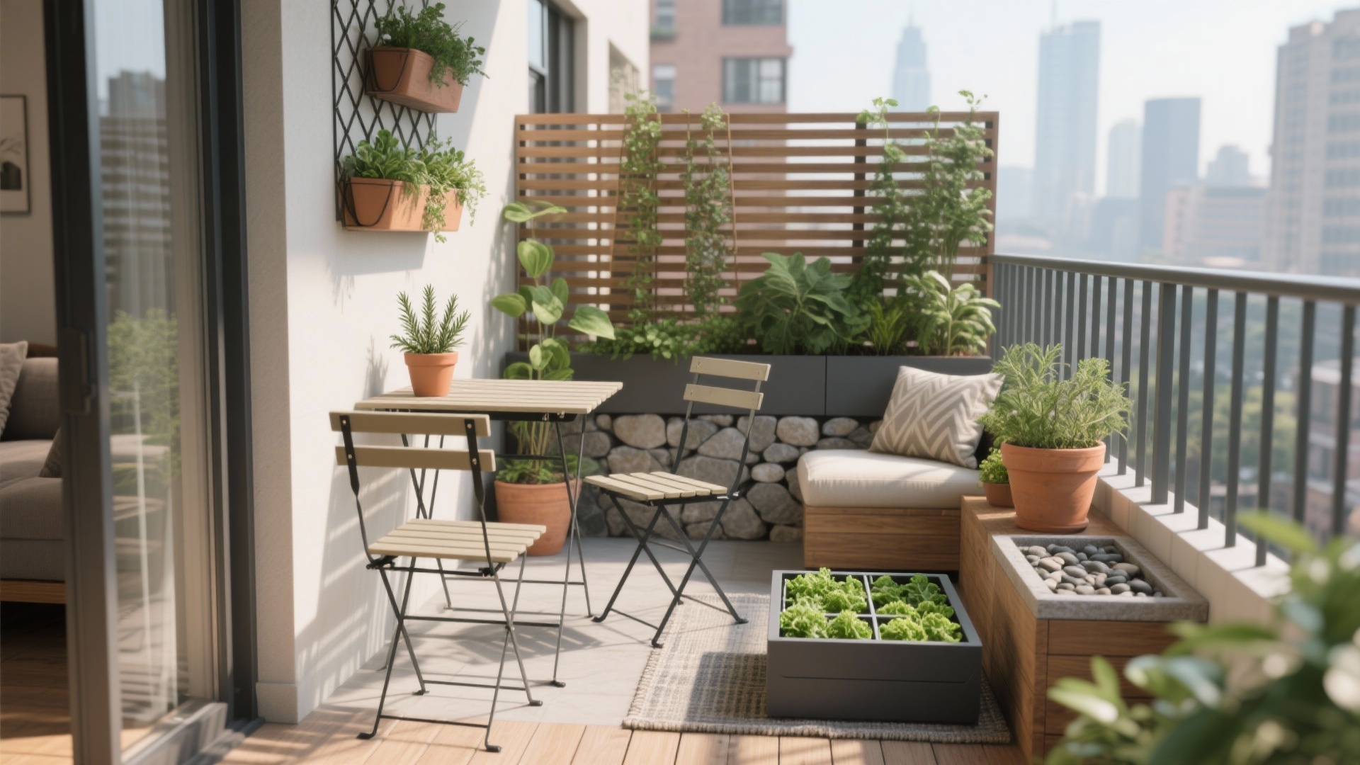 Image showcasing 5 Apartment Balcony Garden Design Ideas