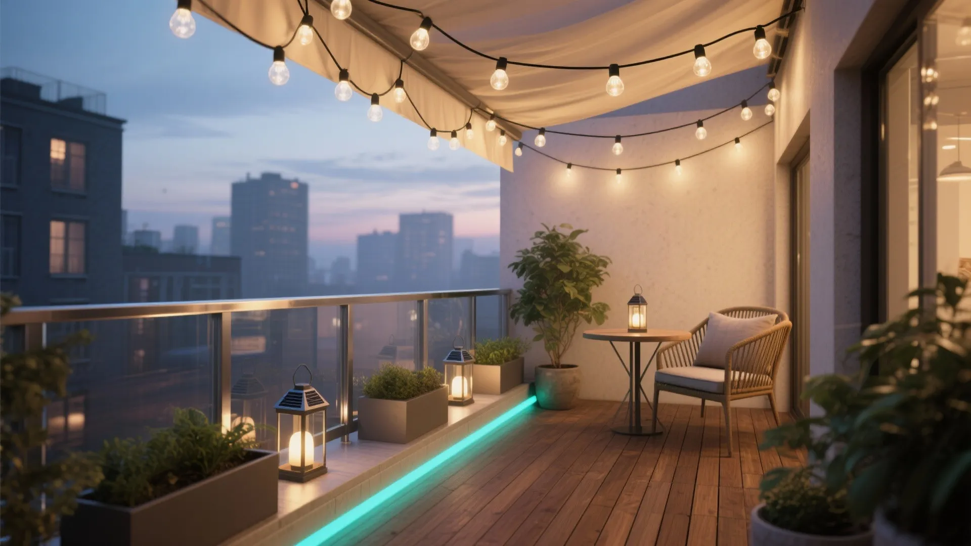 5 Balcony Decoration with Lights Ideas: Small balcony, big glow: my 5 proven lighting ideas for cozy, efficient outdoor moments