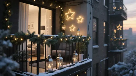 5 Balcony Christmas Lighting Ideas That Shine