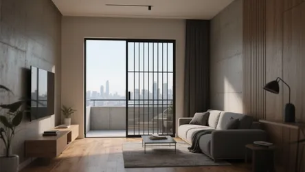 5 Balcony Door Grill Designs + Laminated Wooden Staircase