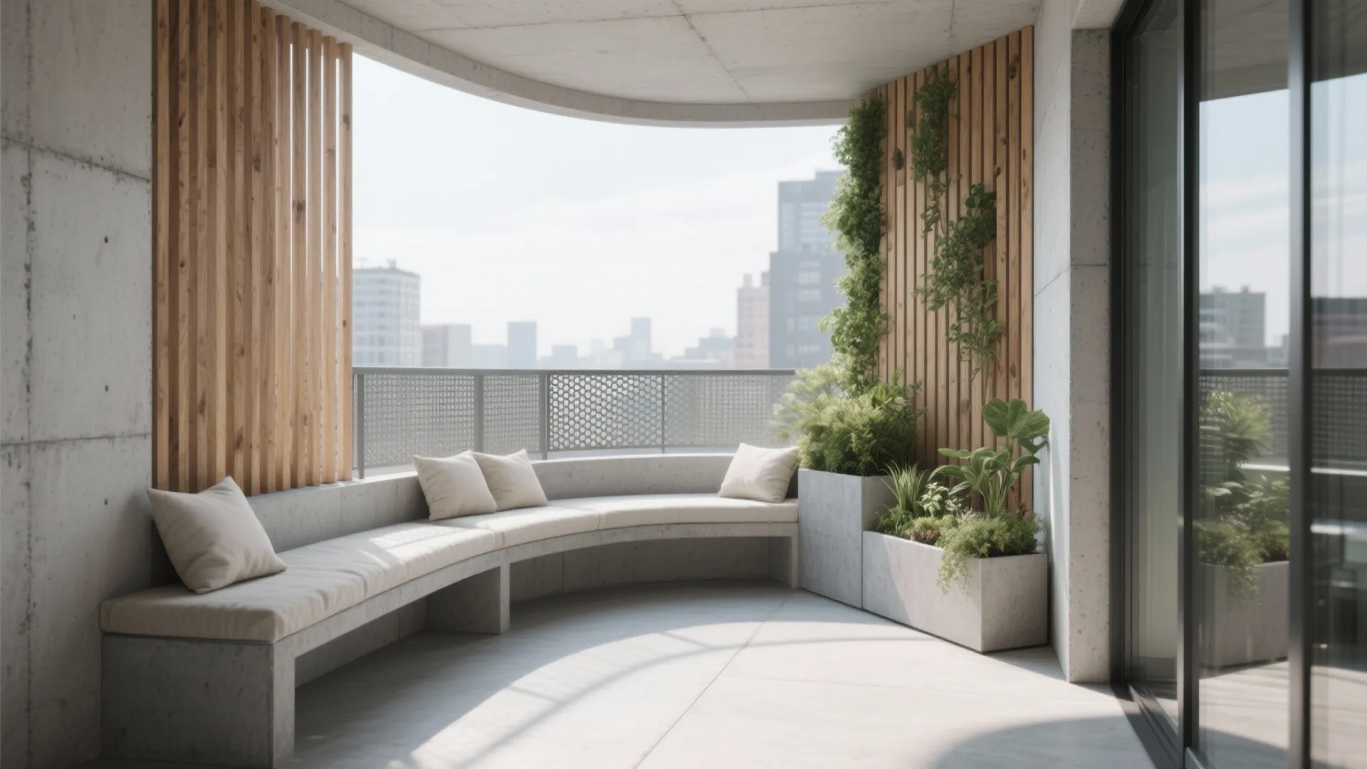 Balcony Concrete Design: 5 Smart Ideas for Small Spaces: A senior interior designer’s playbook for turning raw concrete balconies into welcoming, resilient small-space retreats