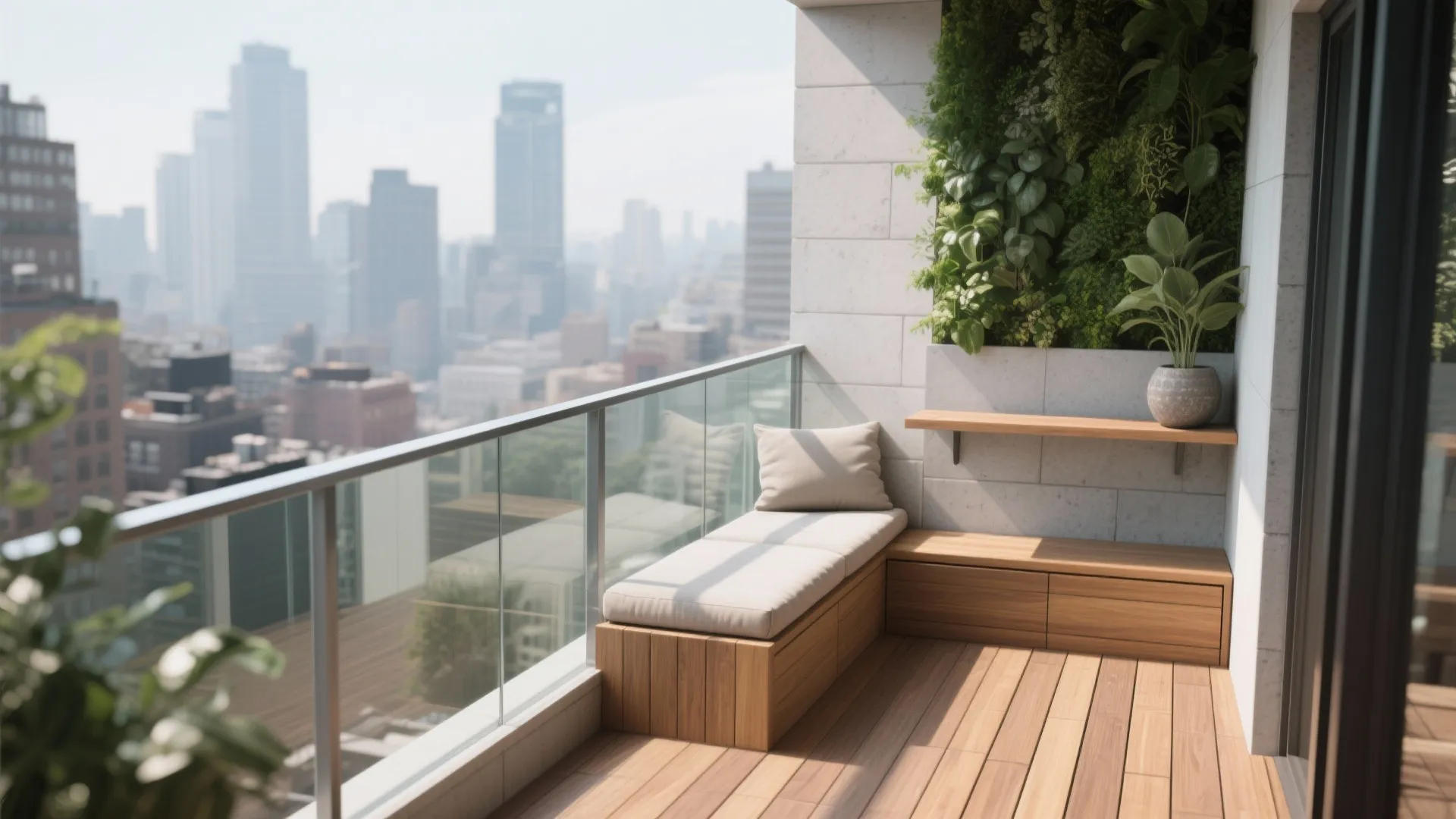 5 Balcony Design Ideas That Maximize Small Spaces: Real-world tips from a senior interior designer: storage seating, glass, layouts, wood warmth, and vertical greenery—organized for easy planning and SEO-ready