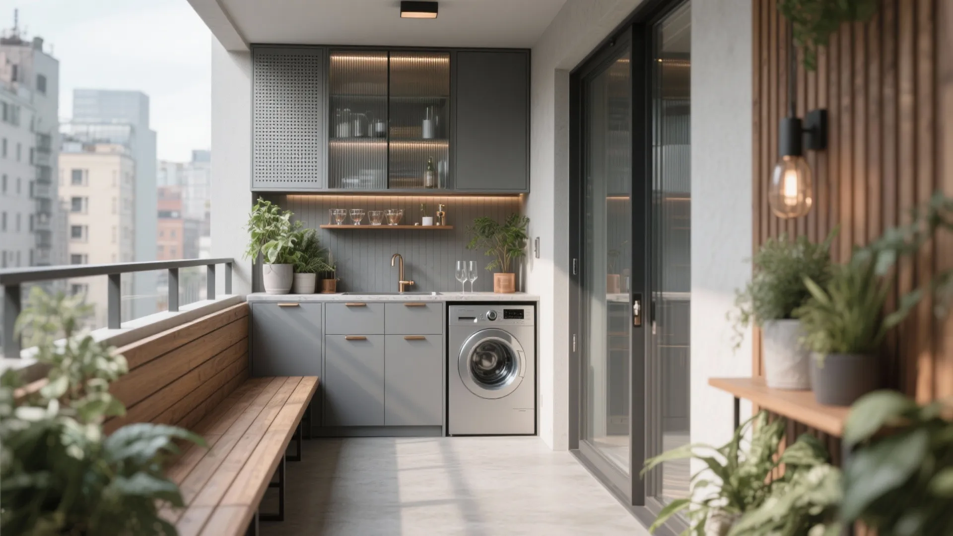 5 Balcony Cabinet Design Ideas for Small Spaces