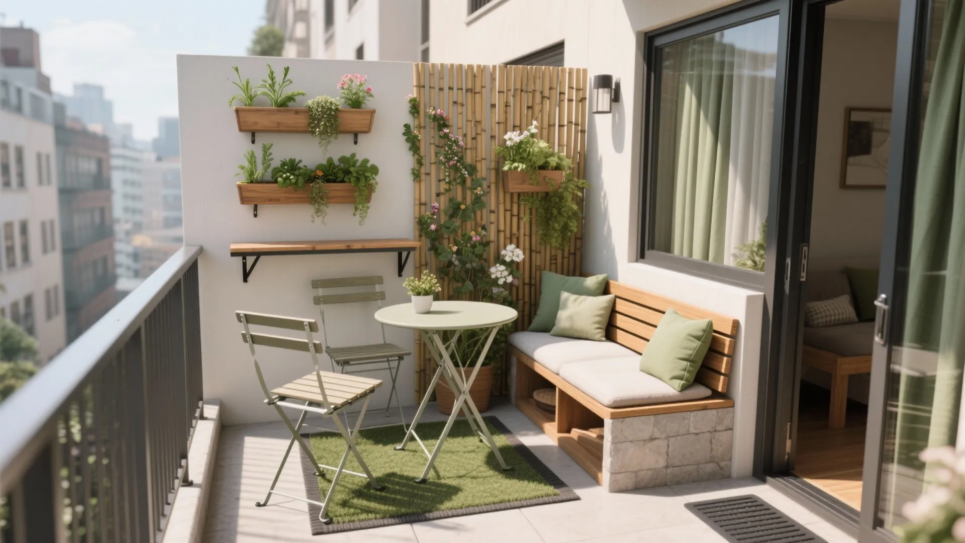 5 Small Balcony Ideas for Apartment Living: Real designer tips to turn tiny apartment balconies into livable, mood-boosting retreats
