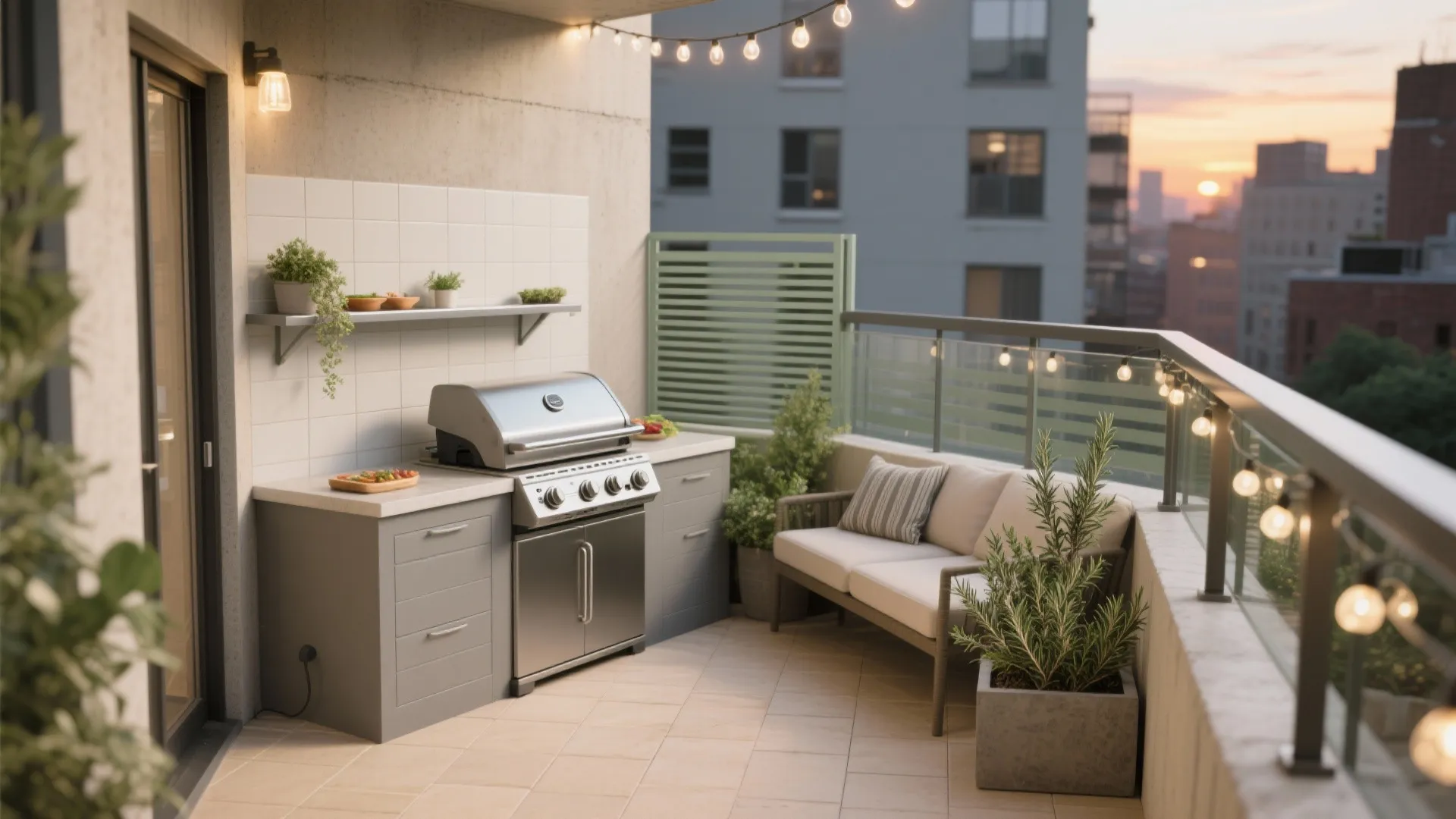 5 Balcony Design Outside Grill Ideas: How I plan safe, stylish small-balcony BBQ zones that actually work