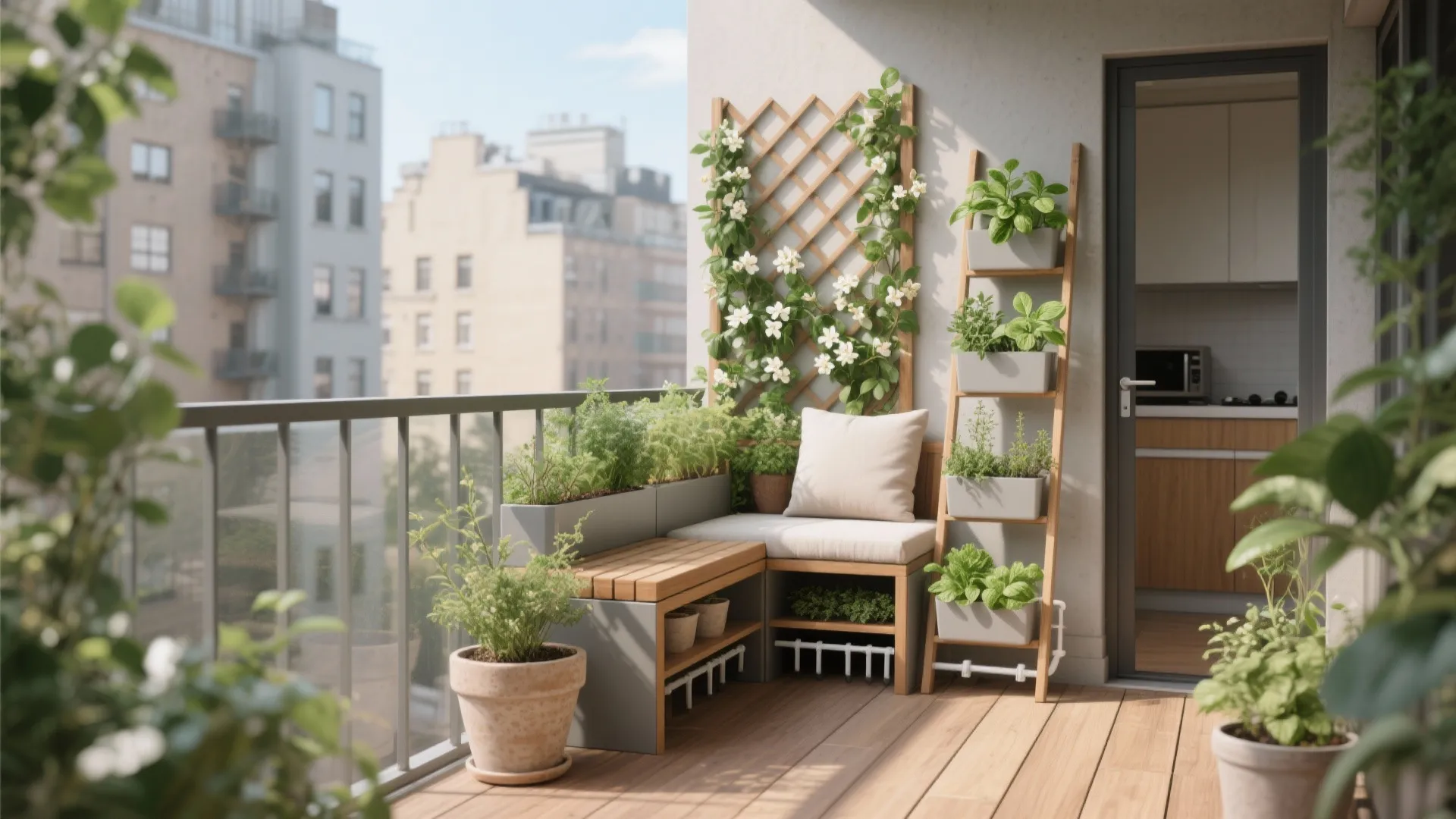 DIY Apartment Balcony Garden: 5 Smart Ideas