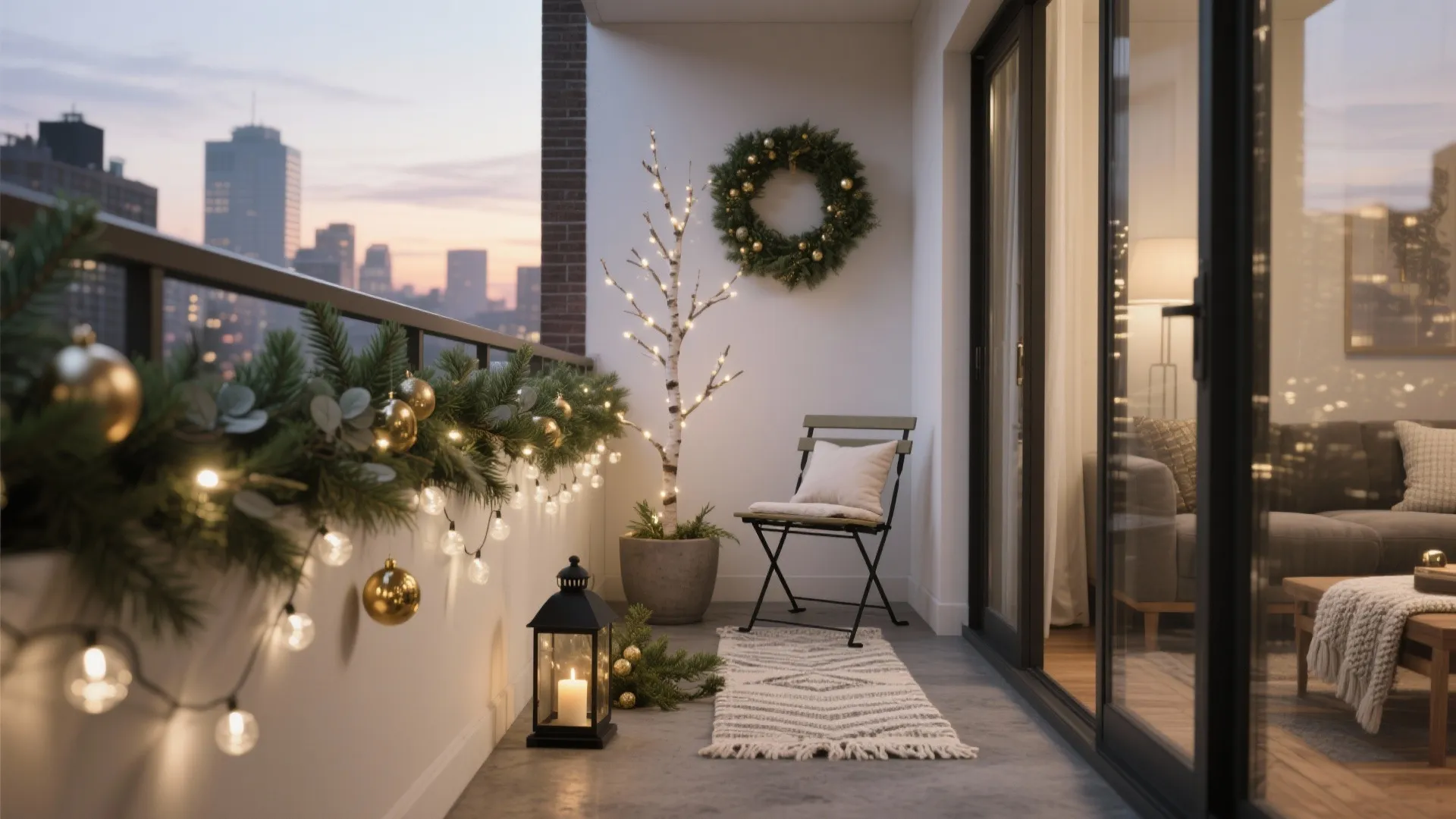 5 Apartment Balcony Christmas Decorating Ideas: Pro-tested, renter-friendly ways to make a tiny balcony feel festive, stylish, and safe this holiday season
