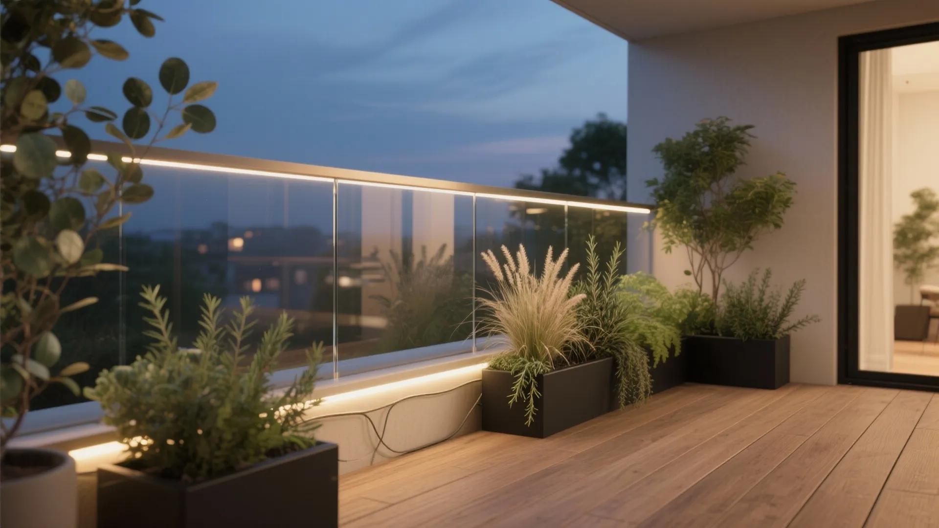 Warm It Up: Lighting, Planters, and Natural Accents