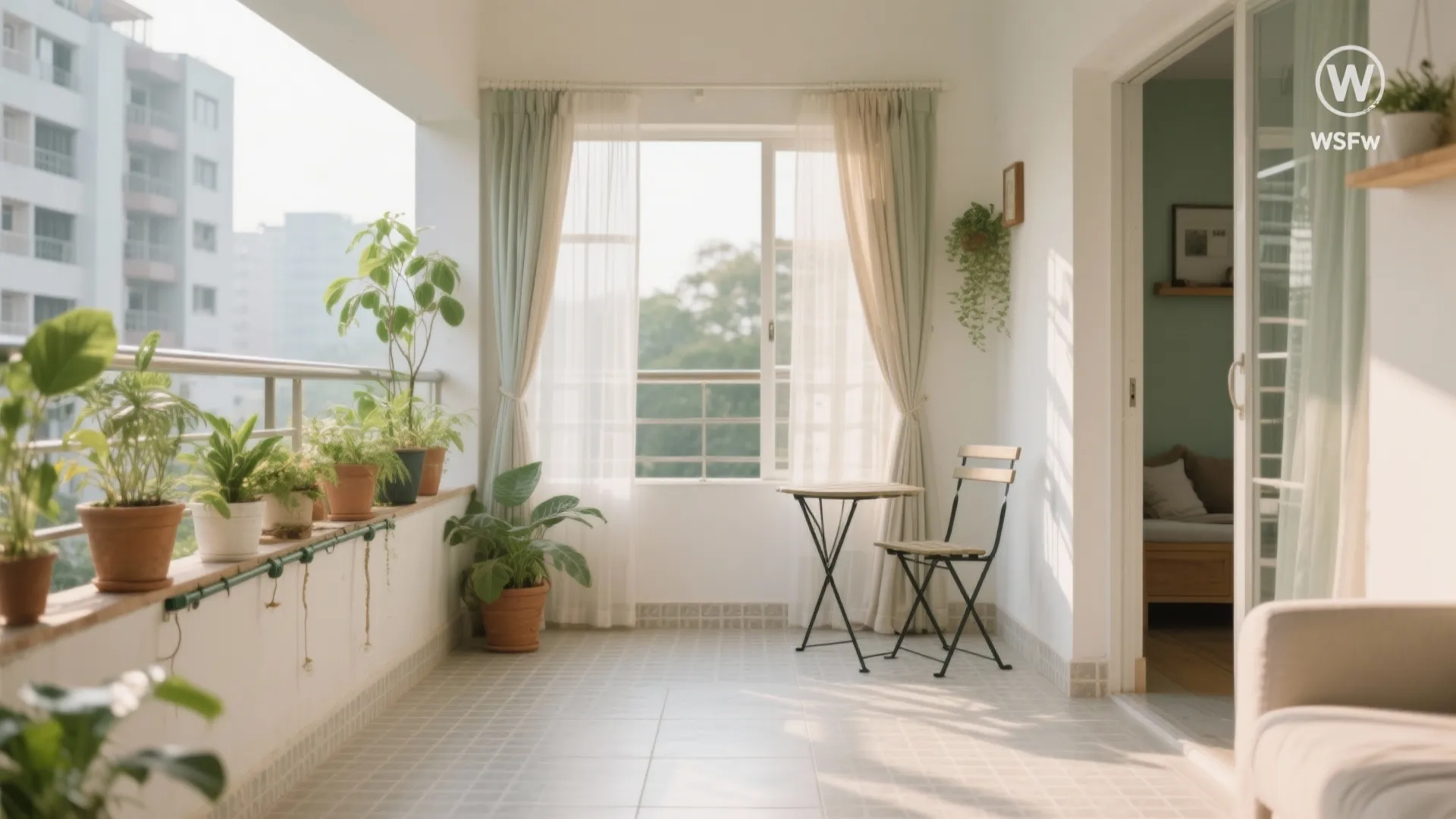 Light, air, and balcony rhythm