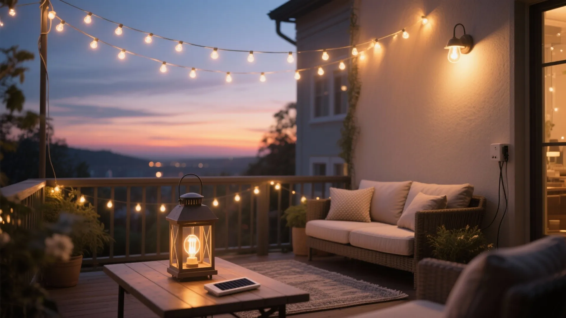 3) Lighting Layers: String Lights, Lanterns, and Warm LEDs