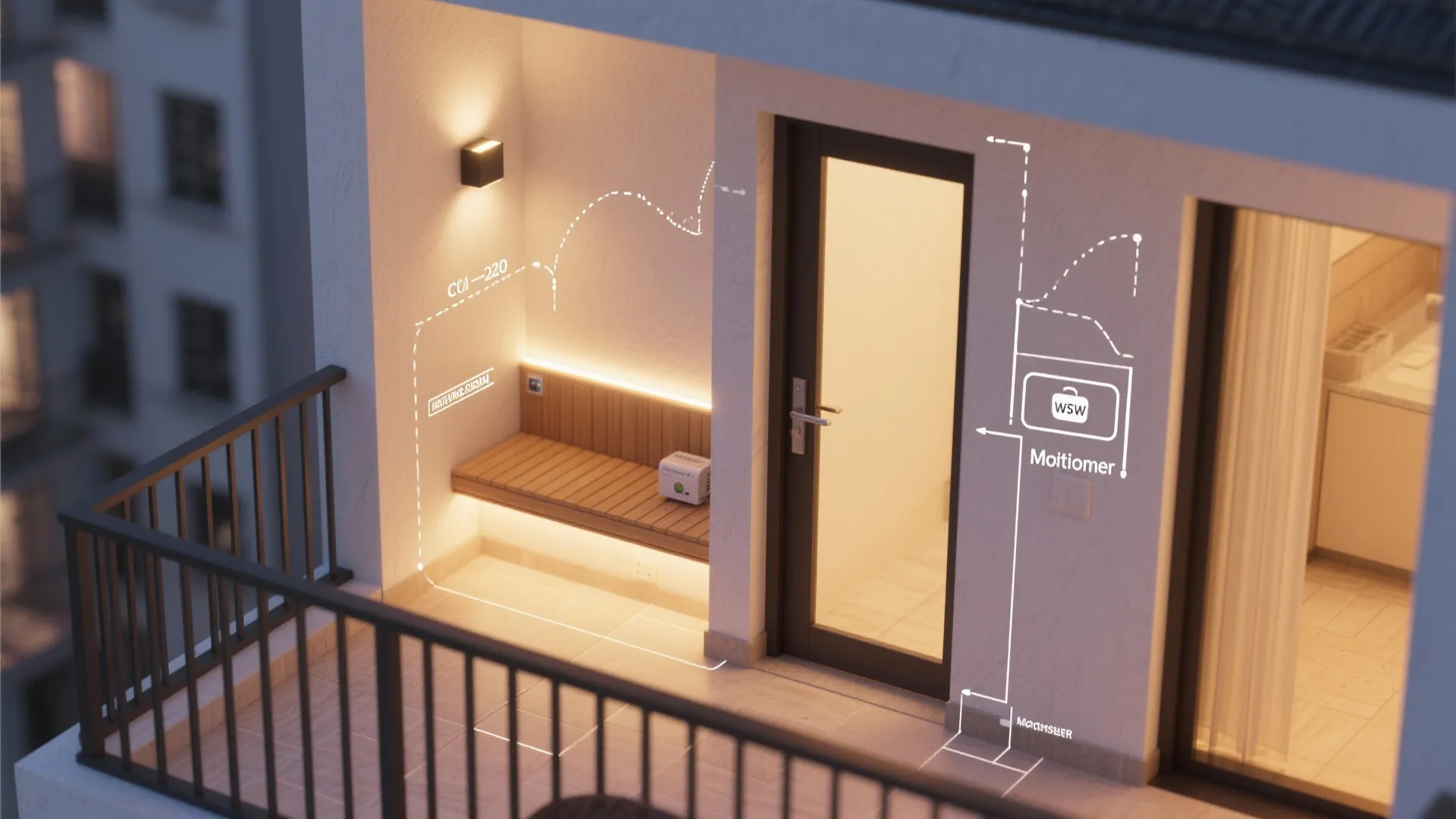 5) Lighting: layered, low-glare, and neighbor-friendly