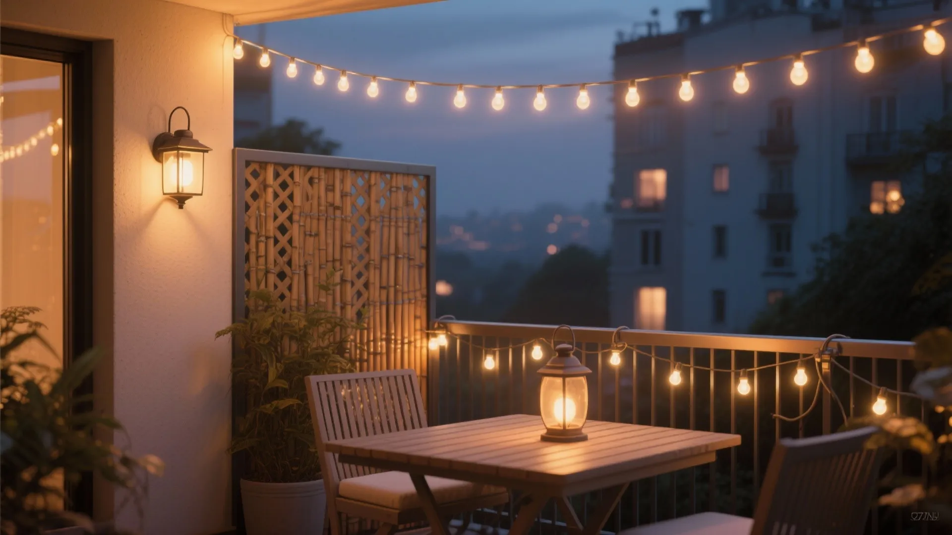 3) Layered Lighting + Subtle Screens for Evenings