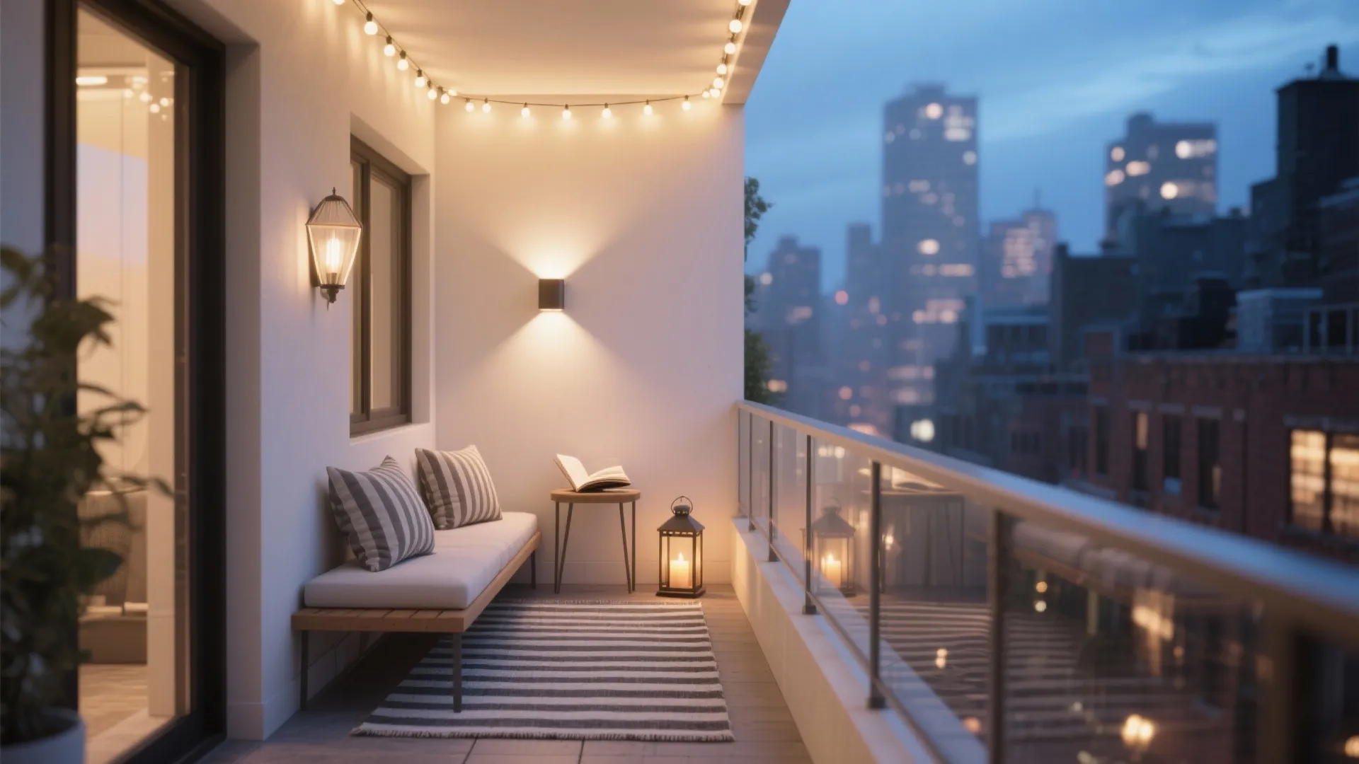 Layered Lighting and Weatherproof Textiles