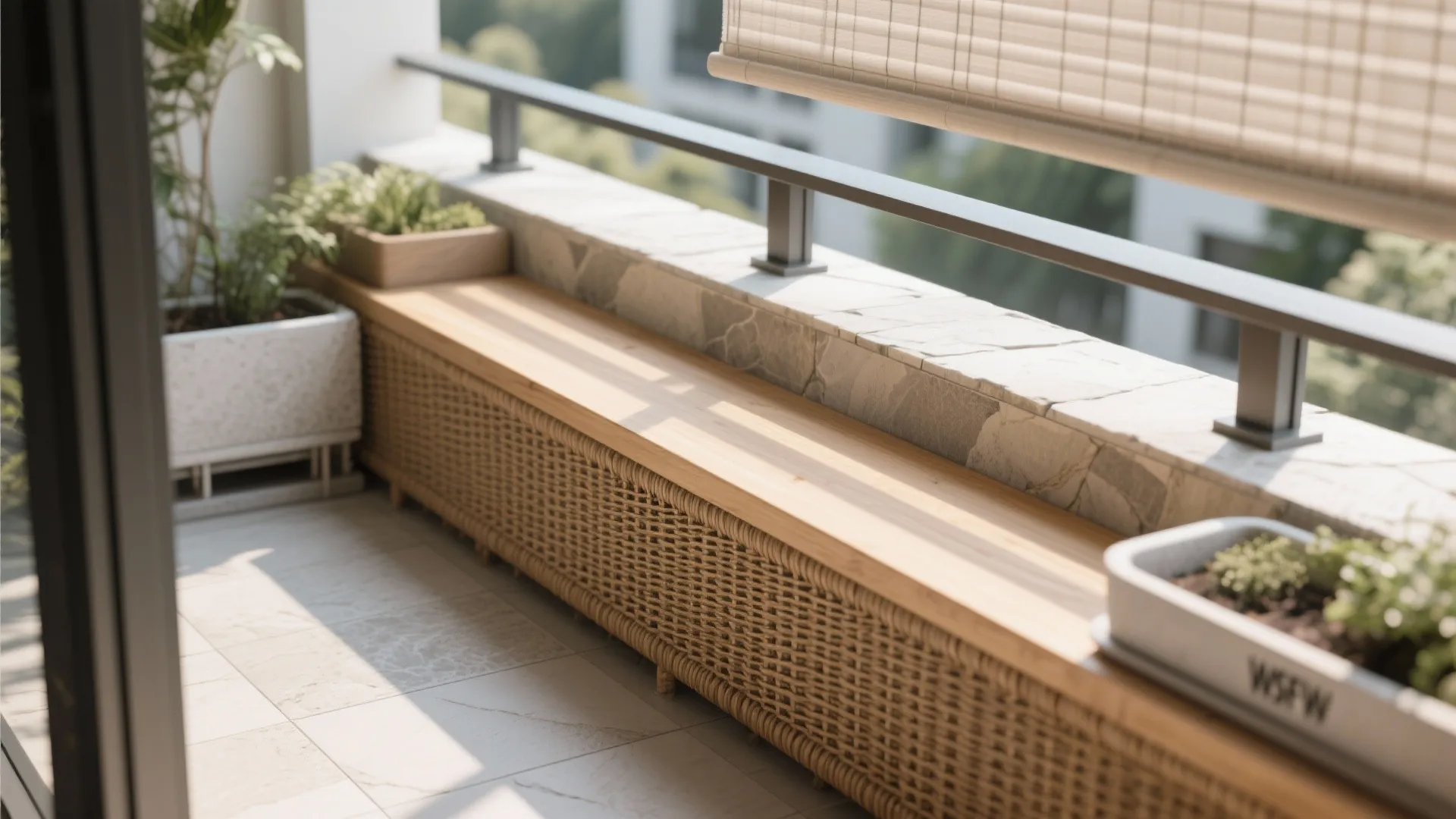 Balcony-to-bay: a light-first lounge