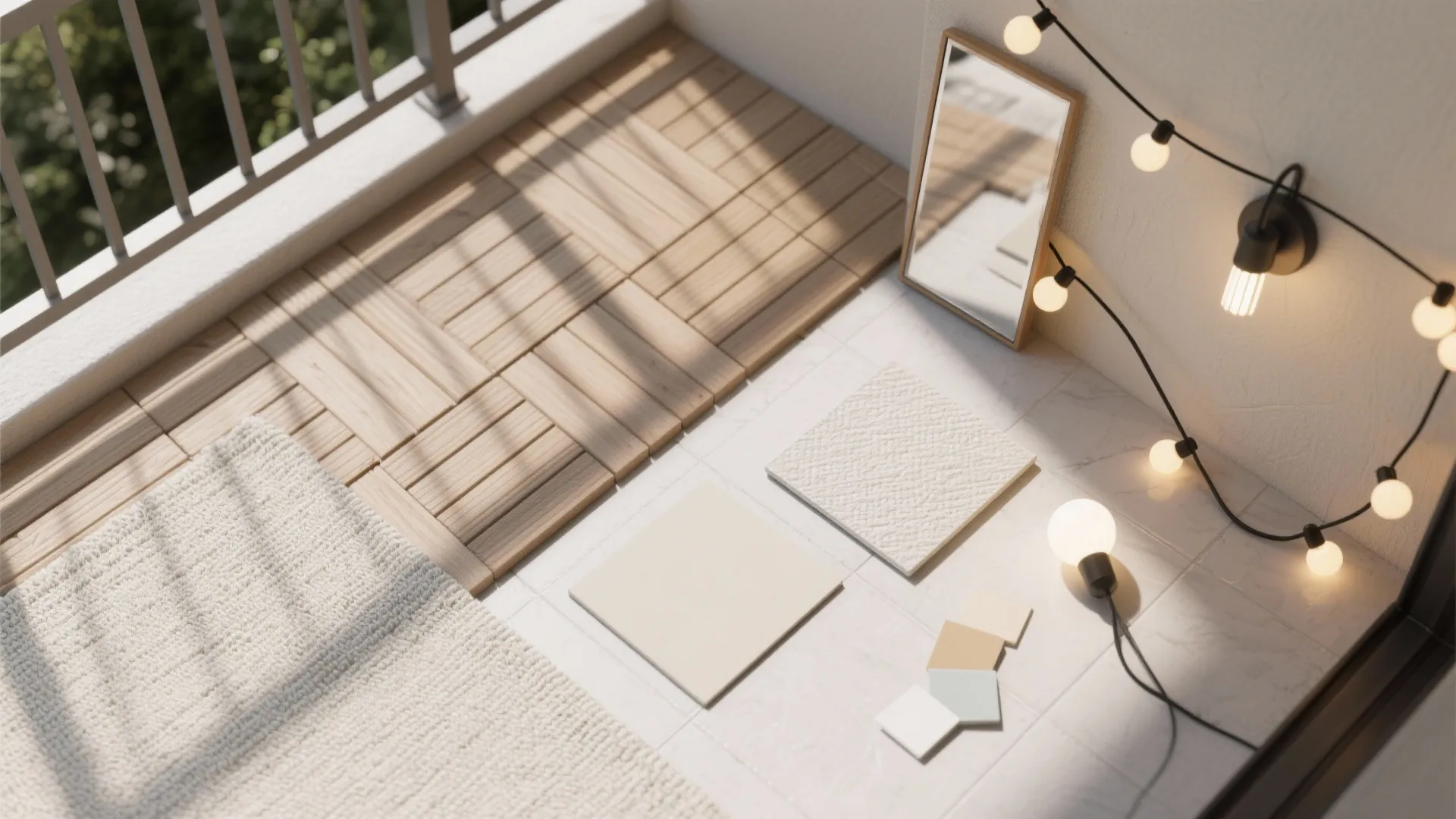 Light, Materials, and Reflections That Enlarge the Feel