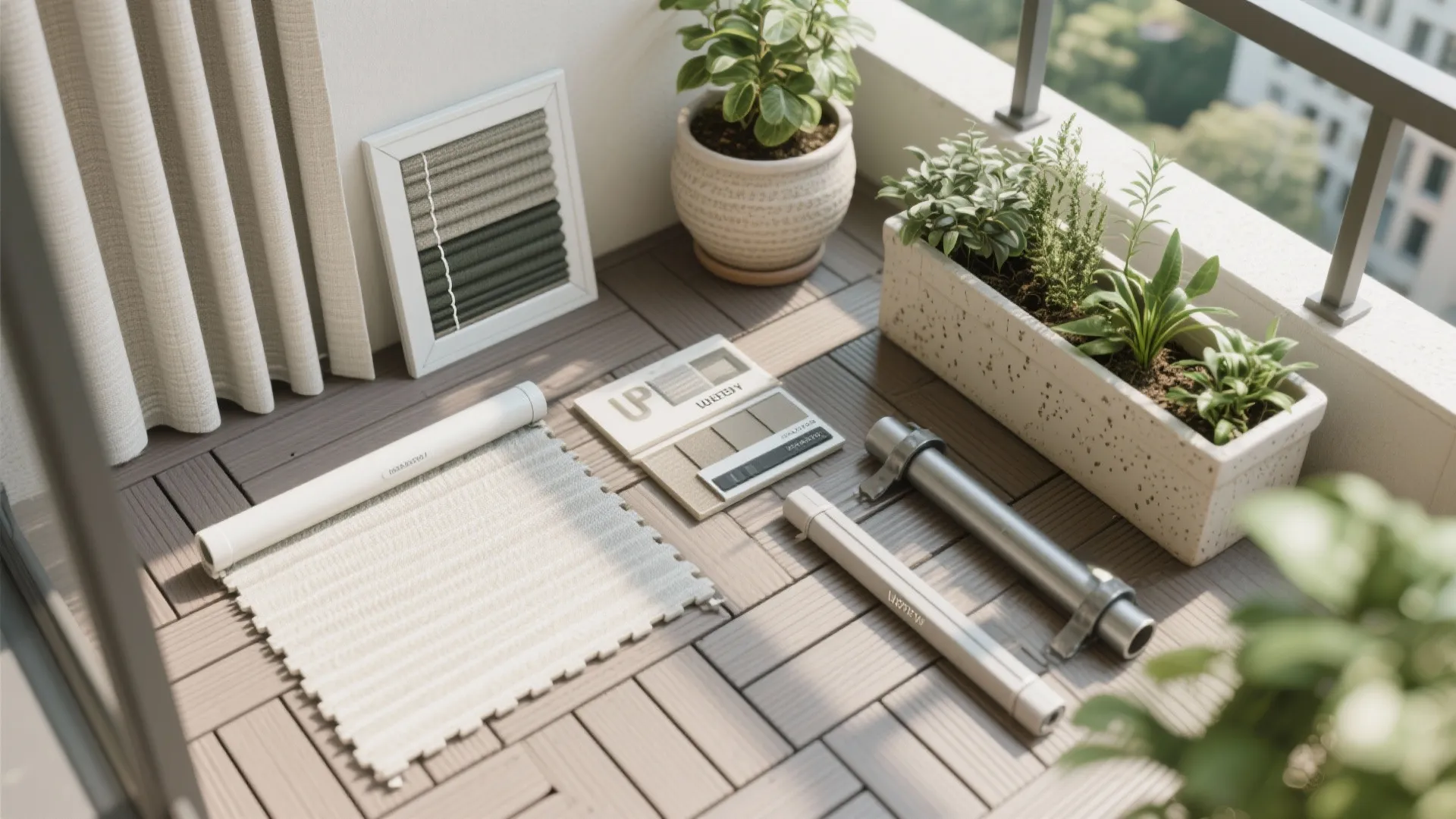 Balcony upgrades for greenery, laundry and breeze