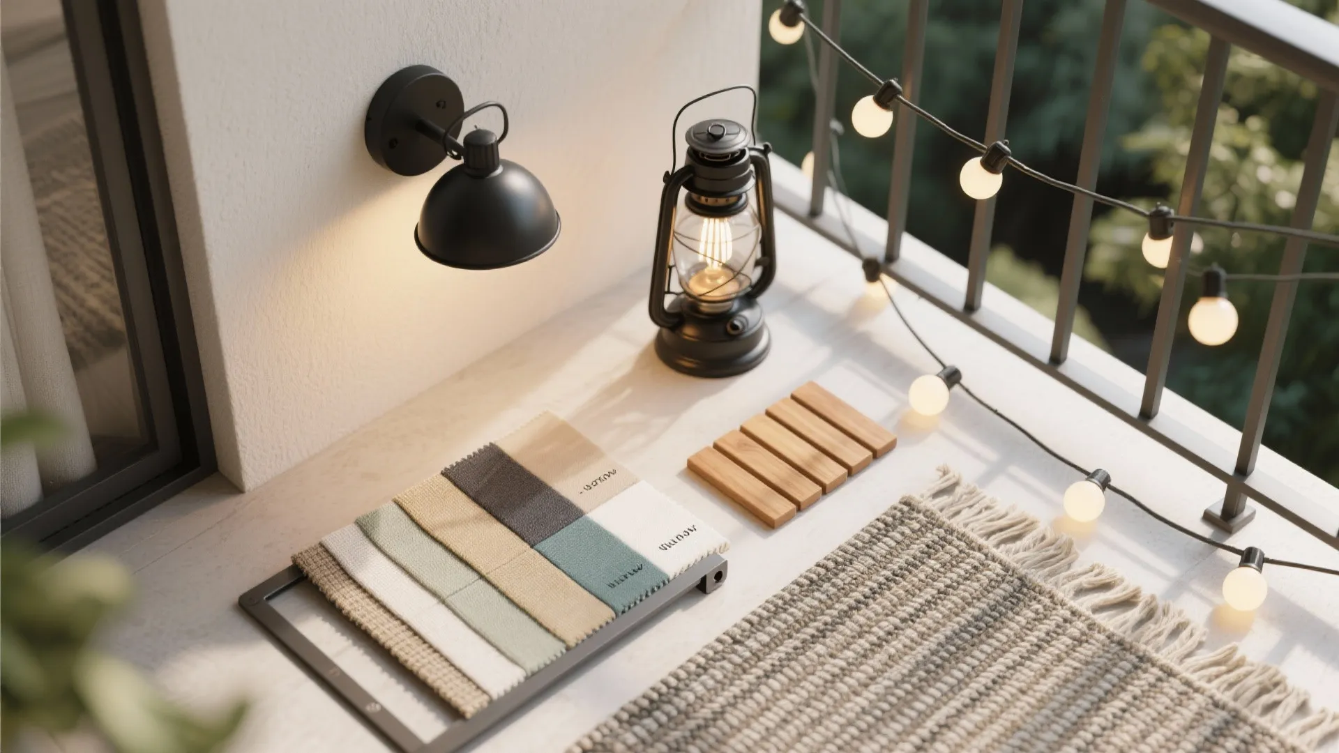 3) Cozy Lighting Layers and Weather-Ready Textiles
