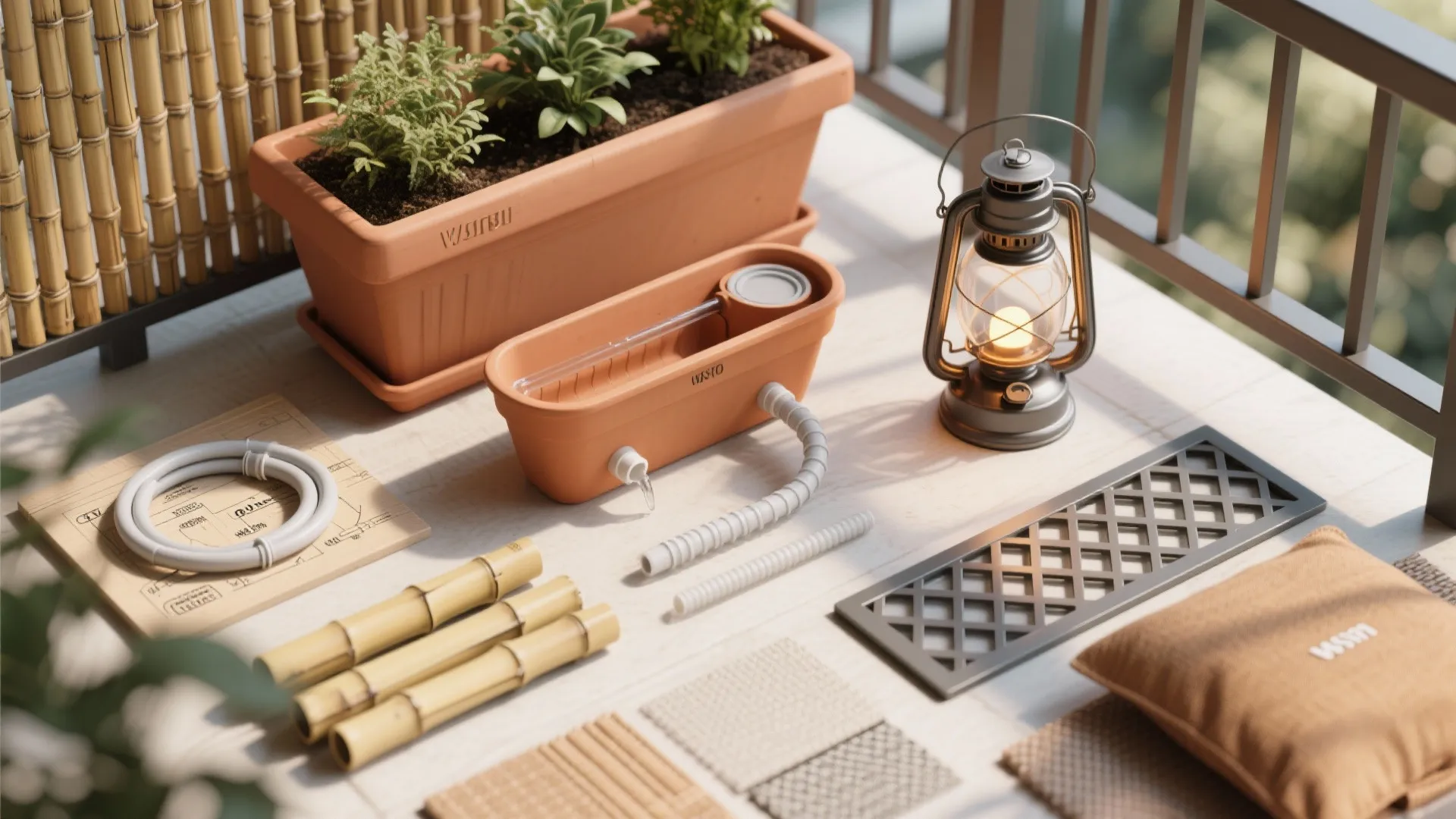 Balcony as a green micro-climate