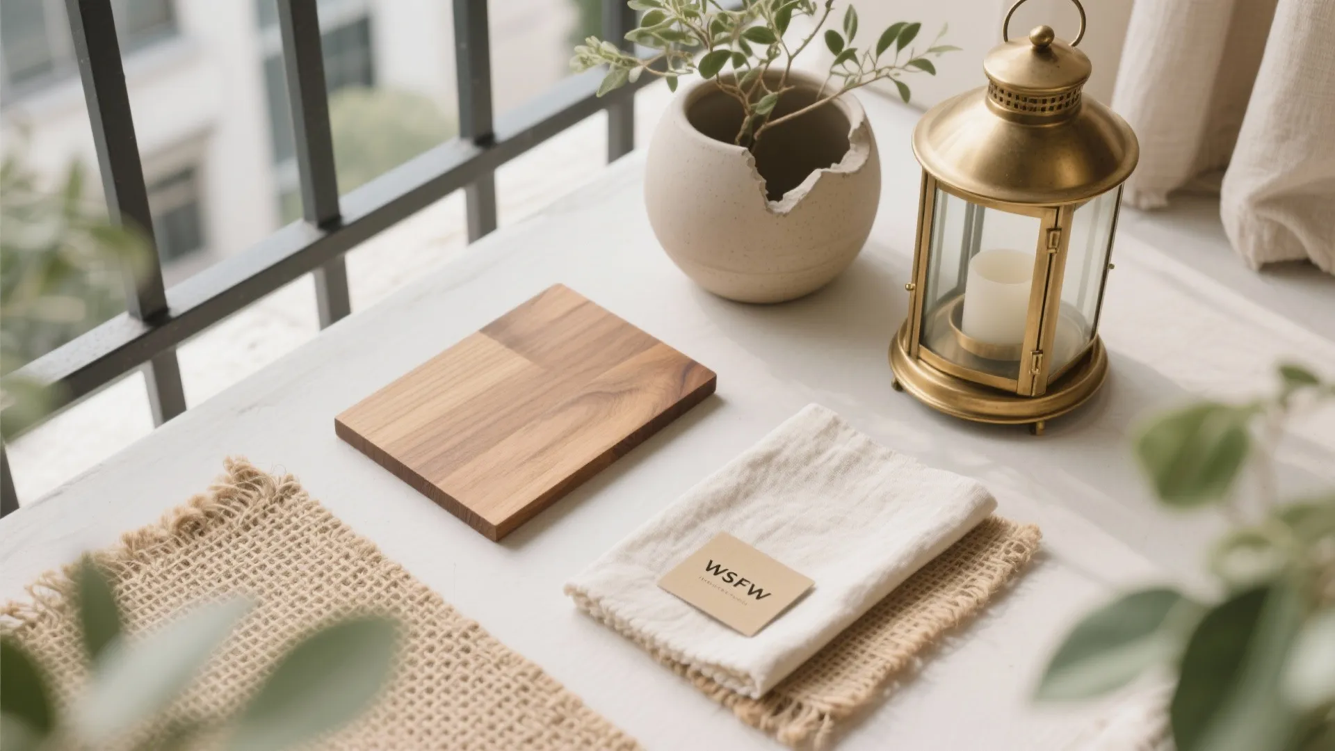 3) Bistro corner with layered textures for lifestyle shots