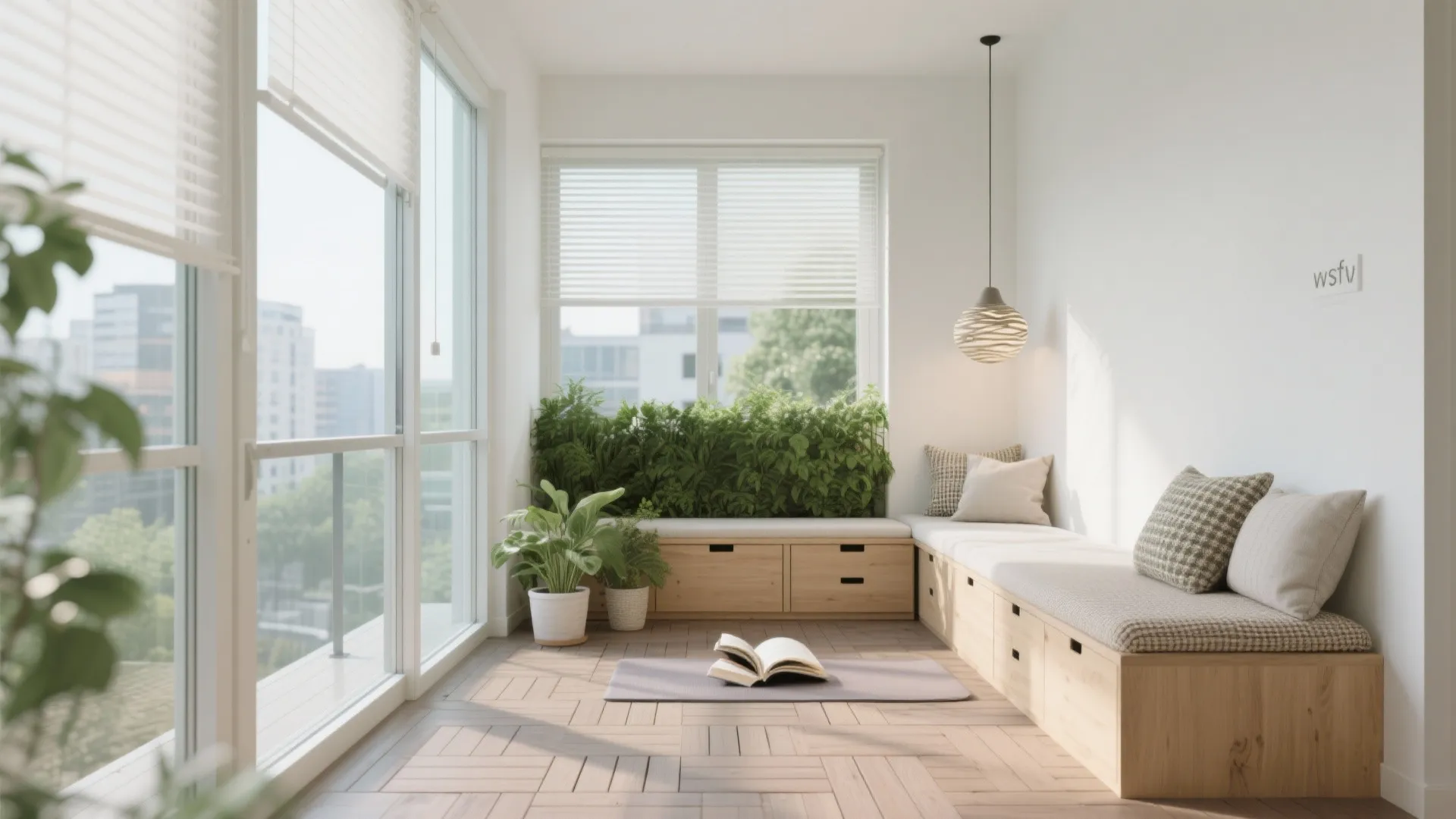 Turn the balcony into a multi-purpose micro-room