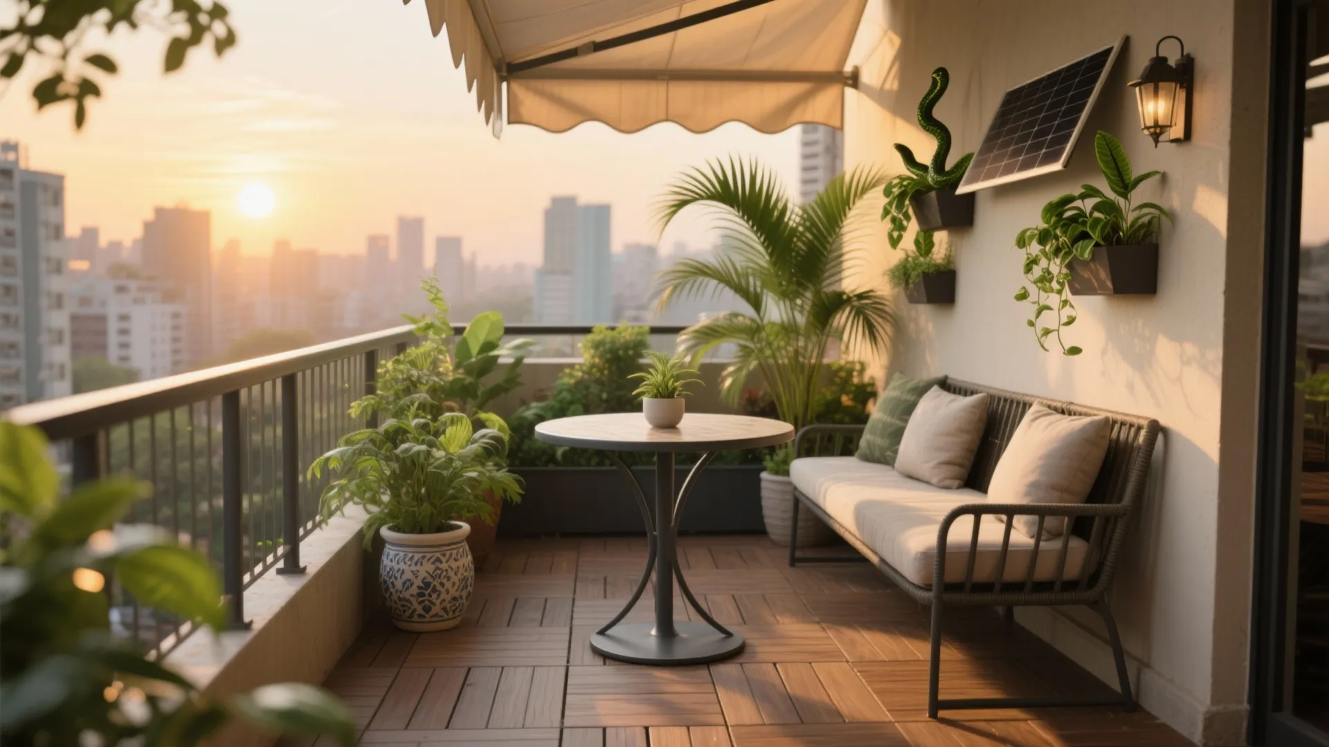 Balcony and utility: micro-zones that do more
