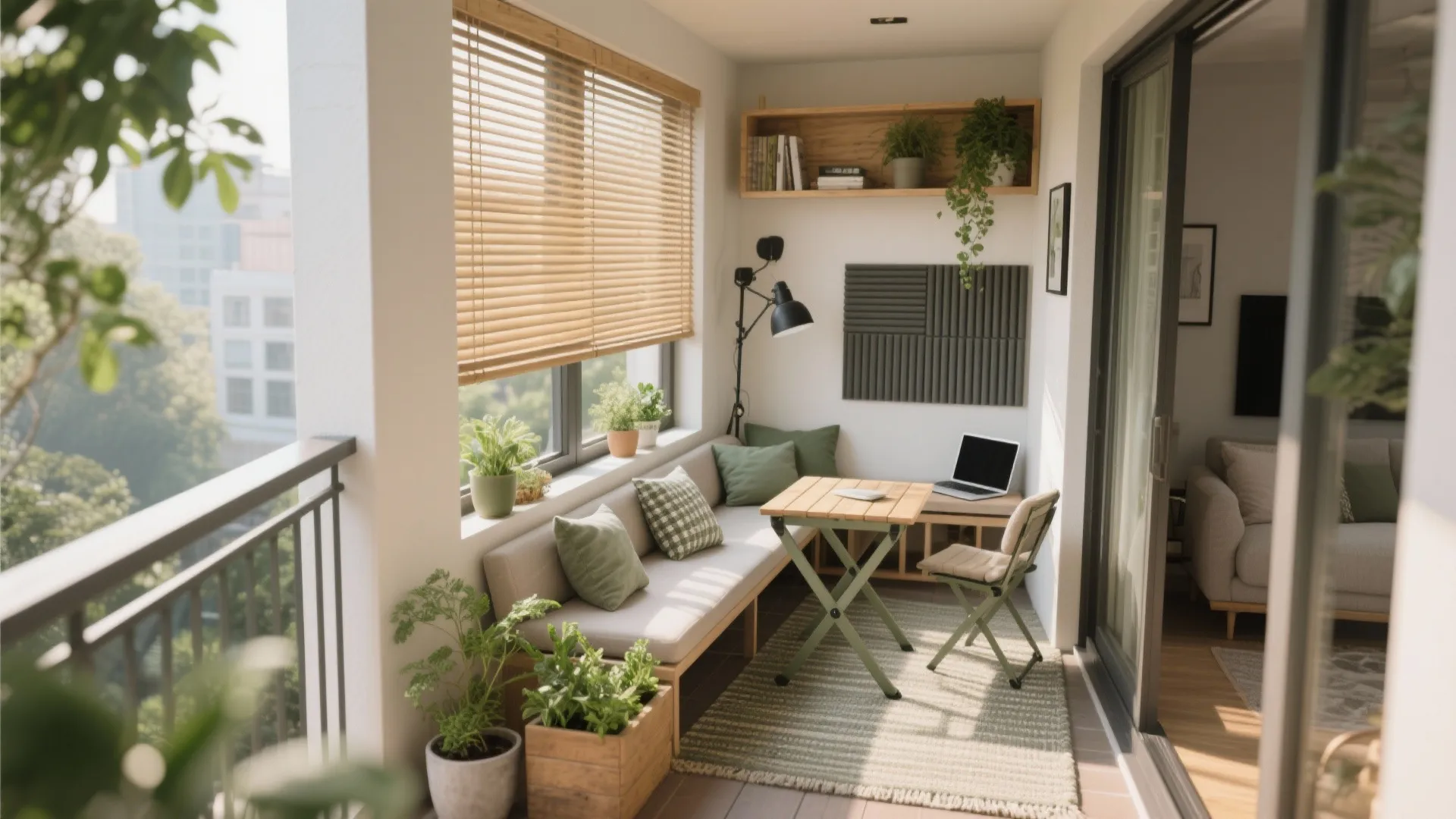 Bonus: Balcony nooks that double as micro-studios