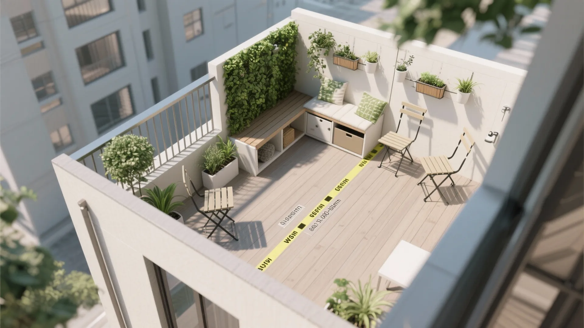 Balcony Micro-Zoning & Circulation CPD