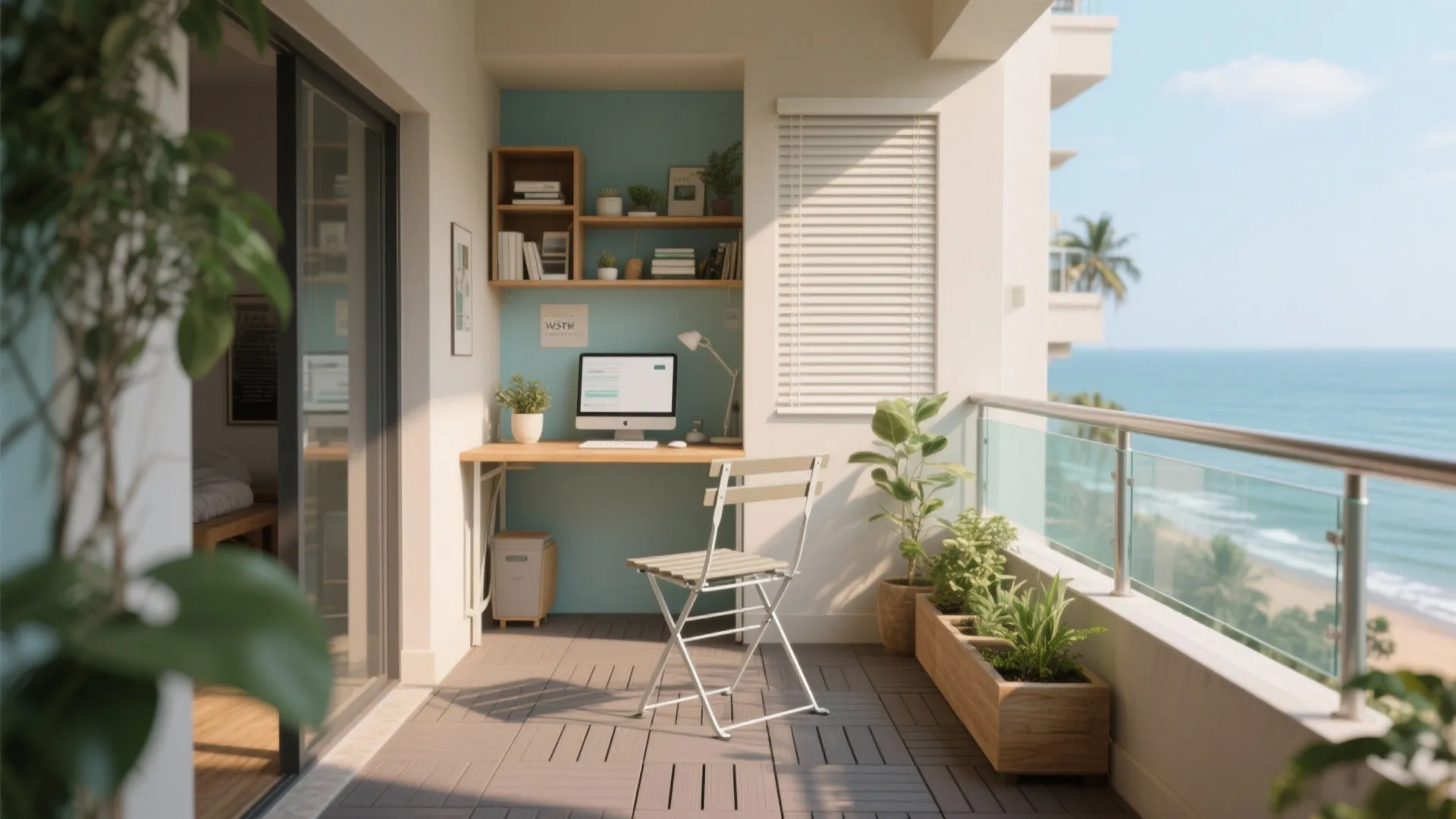 Balcony as your extra room, monsoon-proofed