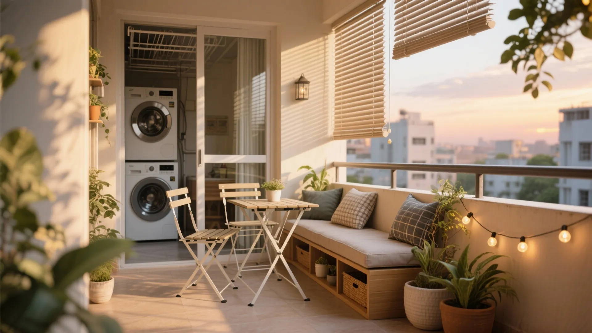 Balcony and utility: make them multifunctional