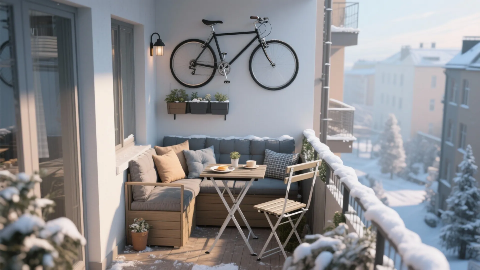 5. Multi-Functional Balcony or Entry