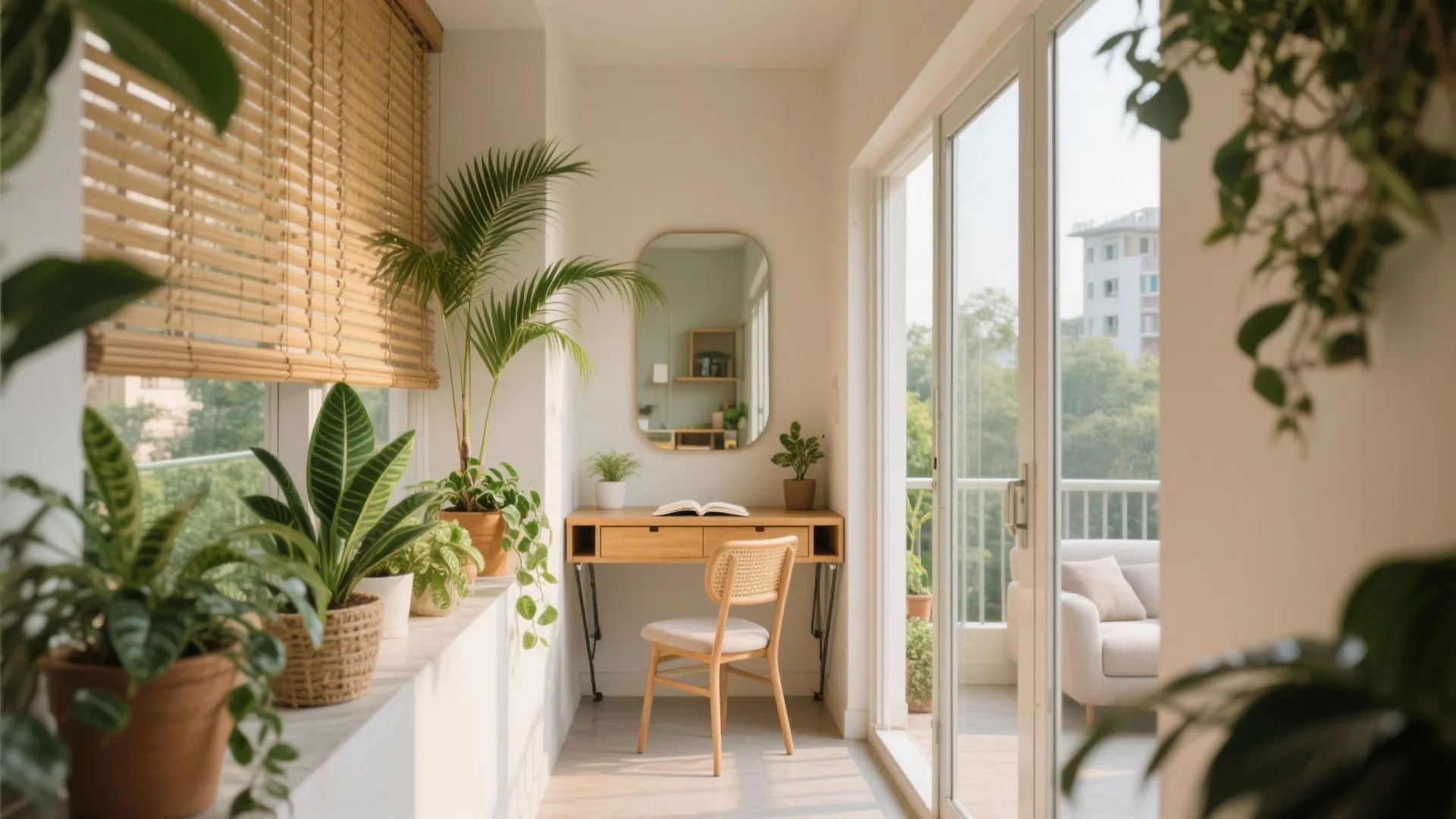 5) Balcony Biophilic Nook and Cross-Ventilation Strategies