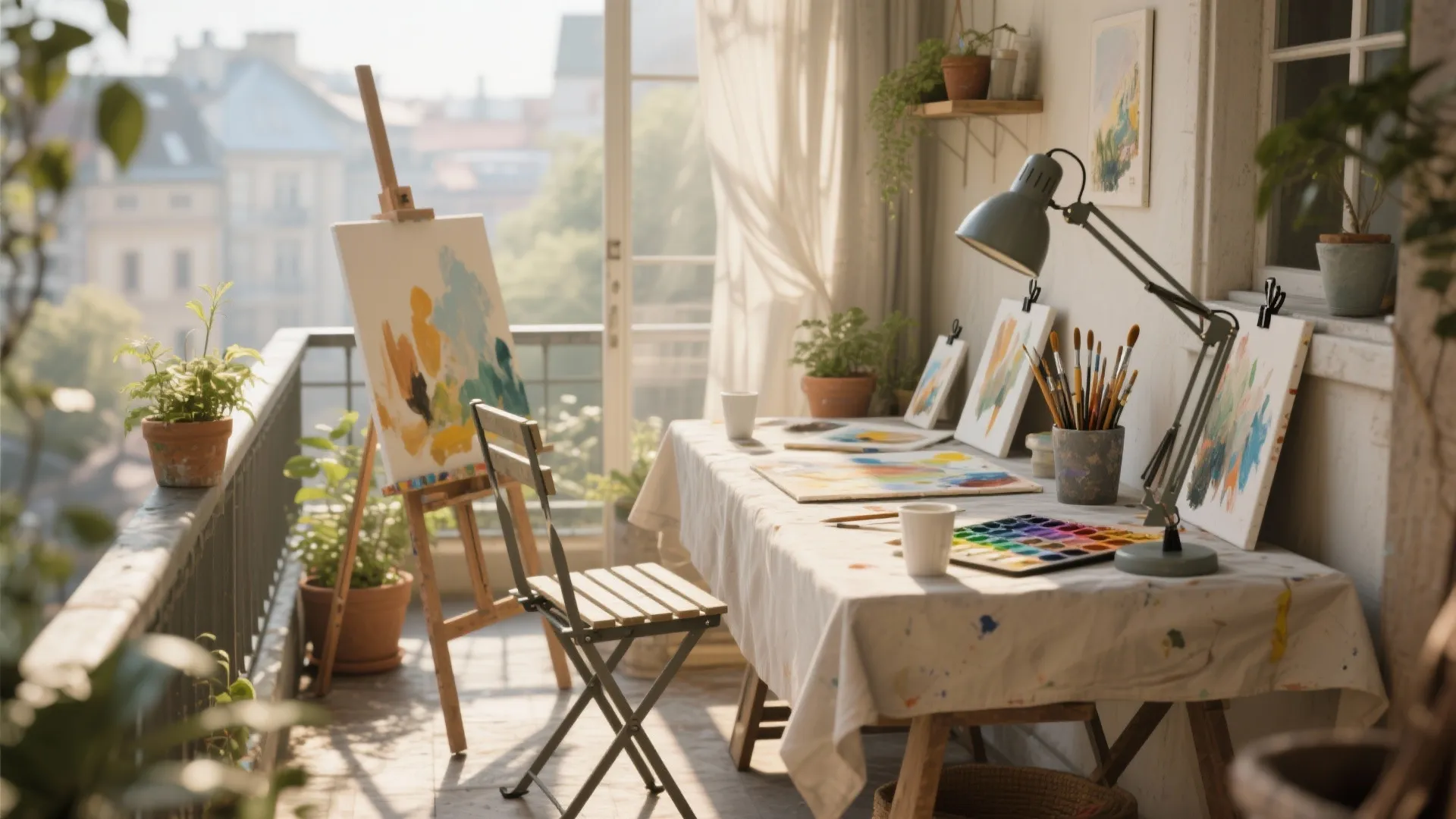 1. Balcony or Window Nook Studio