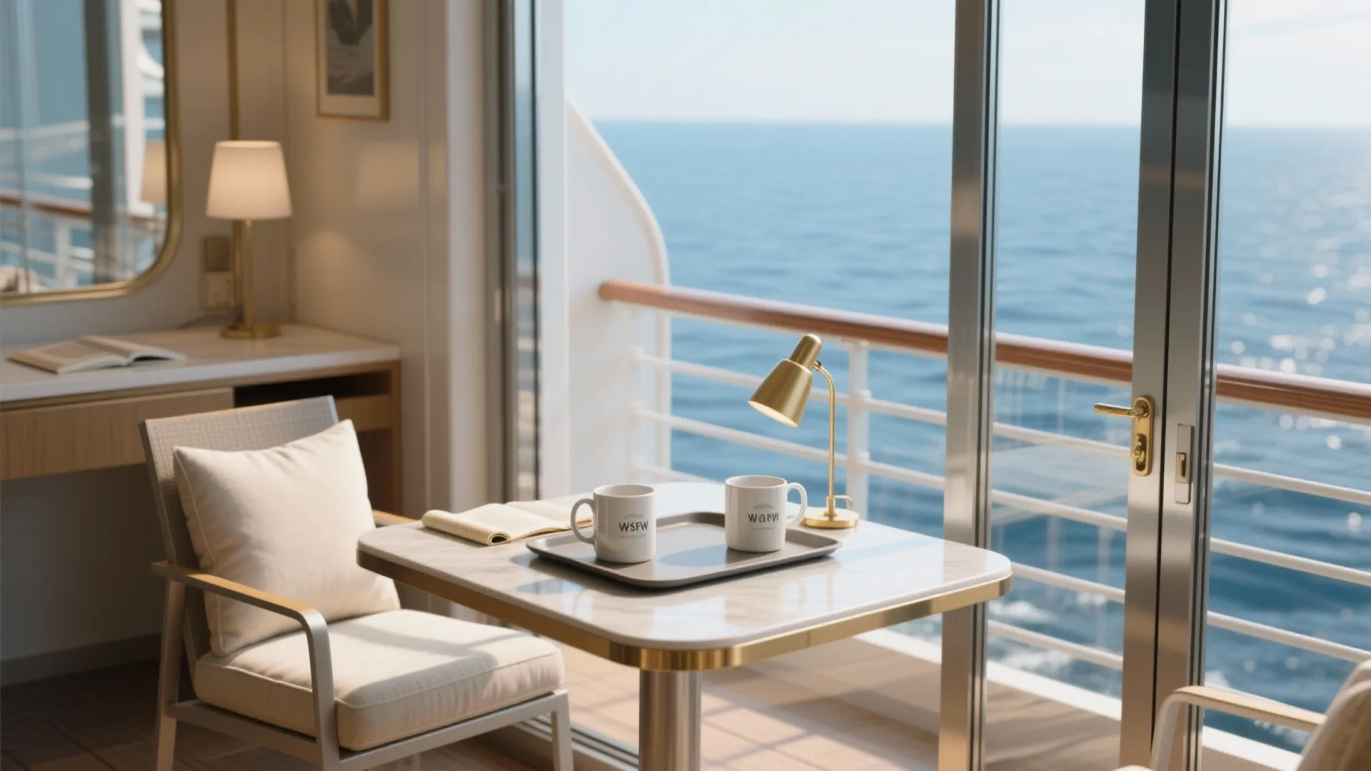 Balcony as a zone: café nook meets flexible storage